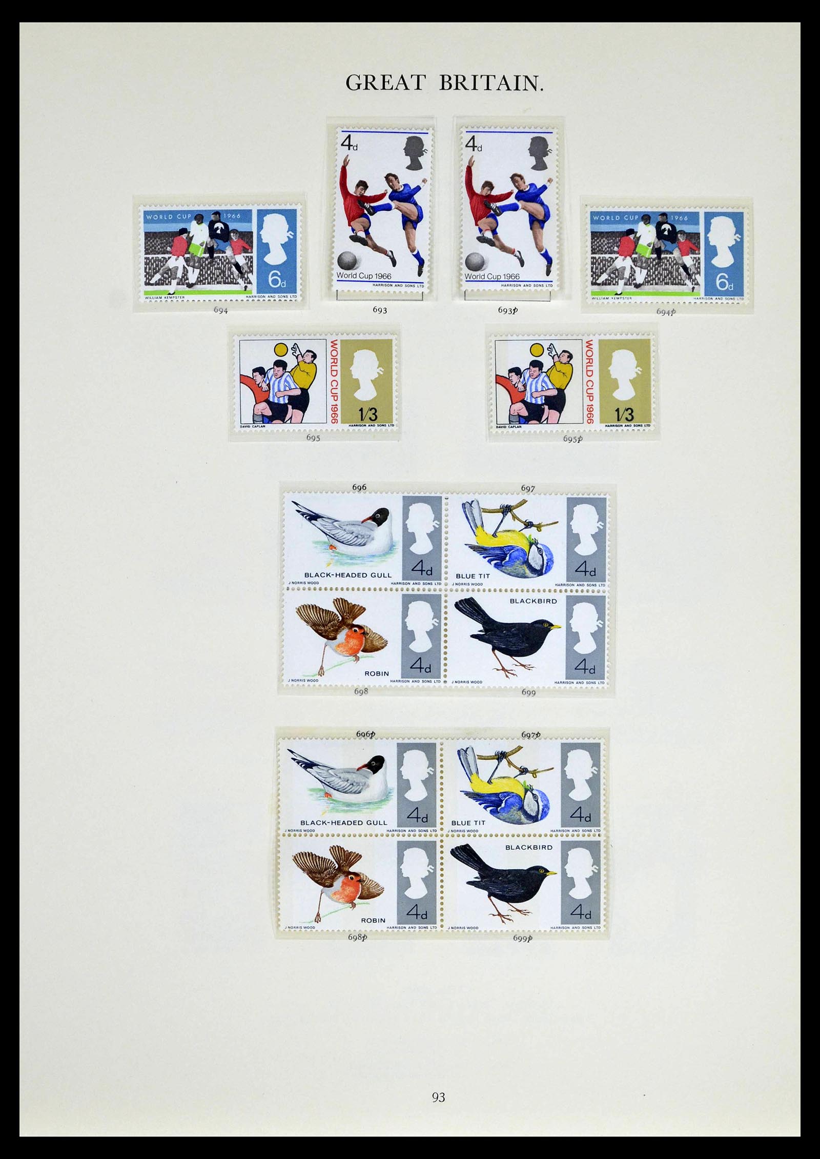 39025 0043 - Postzegelverzameling 39025 Engeland gespecialiseerd 1840-1990.