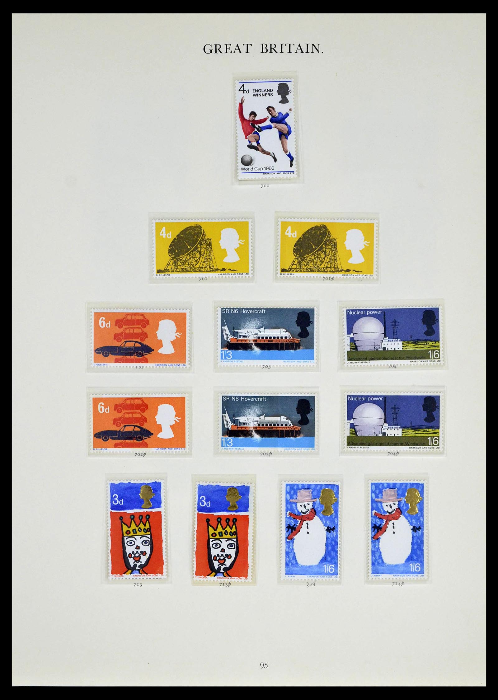 39025 0044 - Postzegelverzameling 39025 Engeland gespecialiseerd 1840-1990.