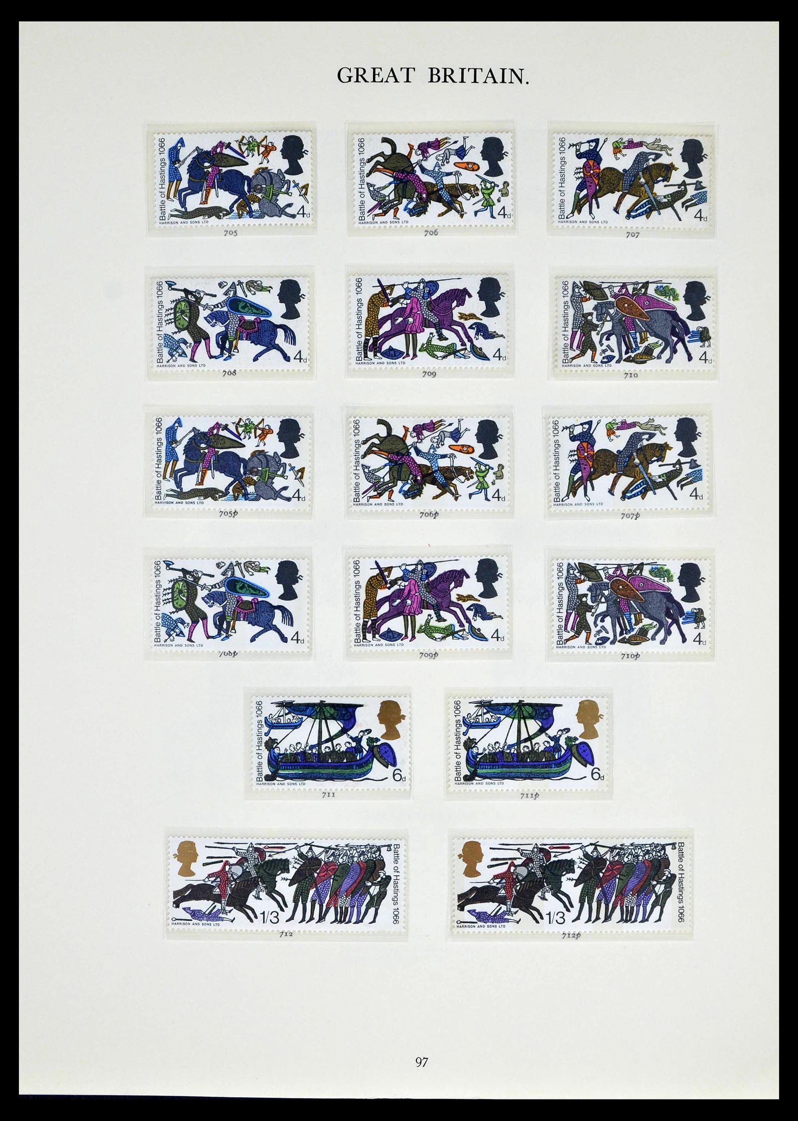 39025 0045 - Postzegelverzameling 39025 Engeland gespecialiseerd 1840-1990.