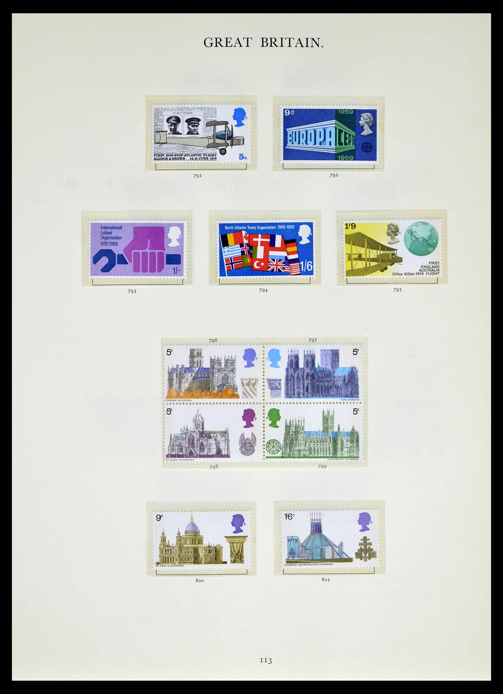 39025 0055 - Postzegelverzameling 39025 Engeland gespecialiseerd 1840-1990.