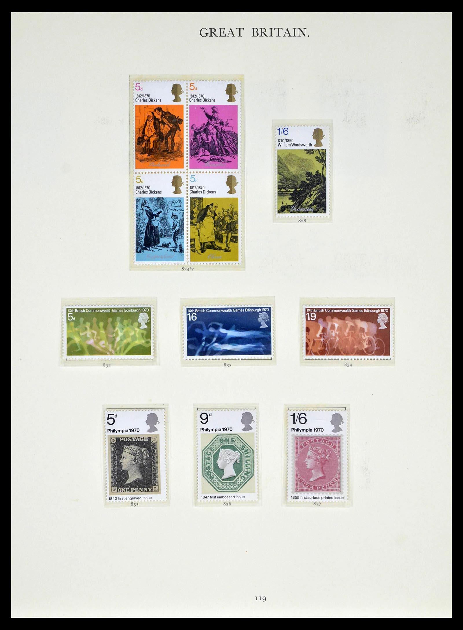 39025 0058 - Postzegelverzameling 39025 Engeland gespecialiseerd 1840-1990.