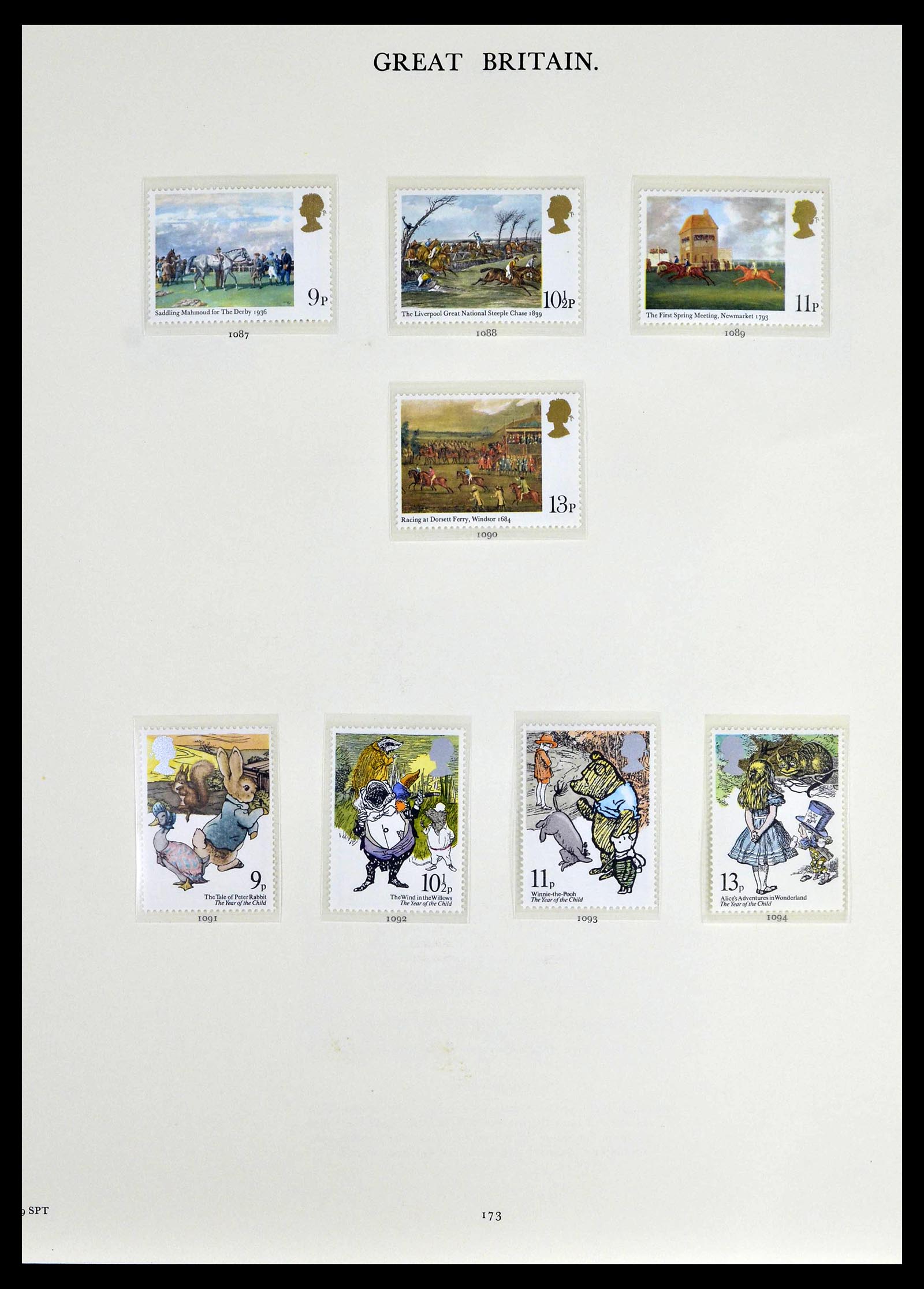 39025 0082 - Postzegelverzameling 39025 Engeland gespecialiseerd 1840-1990.