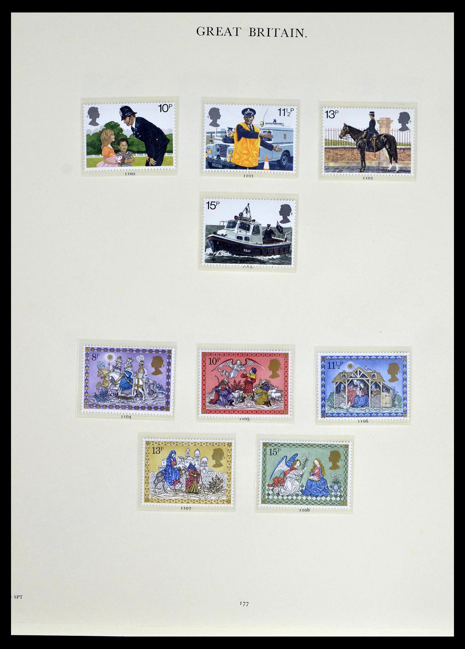 39025 0084 - Postzegelverzameling 39025 Engeland gespecialiseerd 1840-1990.