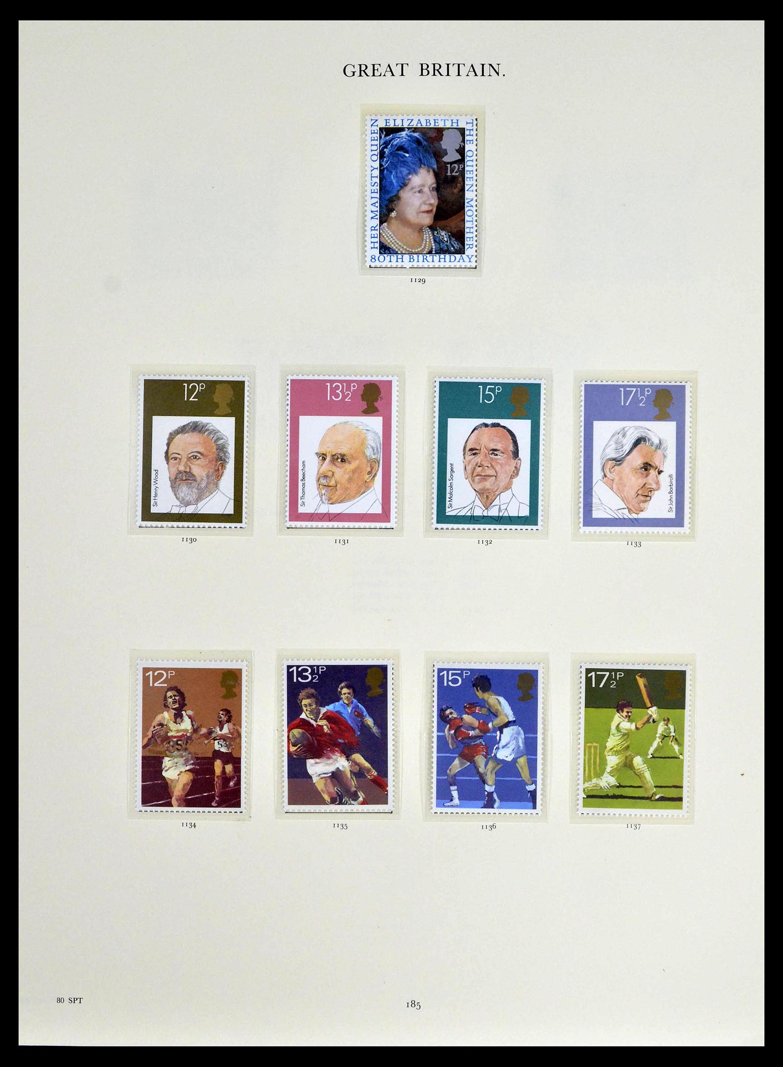 39025 0088 - Postzegelverzameling 39025 Engeland gespecialiseerd 1840-1990.