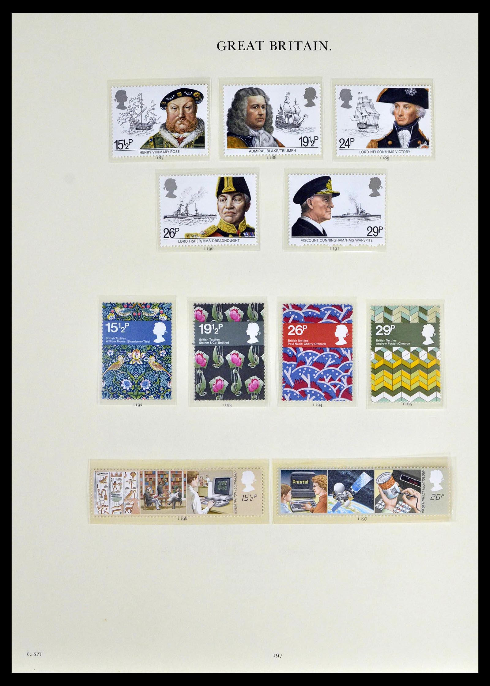39025 0094 - Postzegelverzameling 39025 Engeland gespecialiseerd 1840-1990.