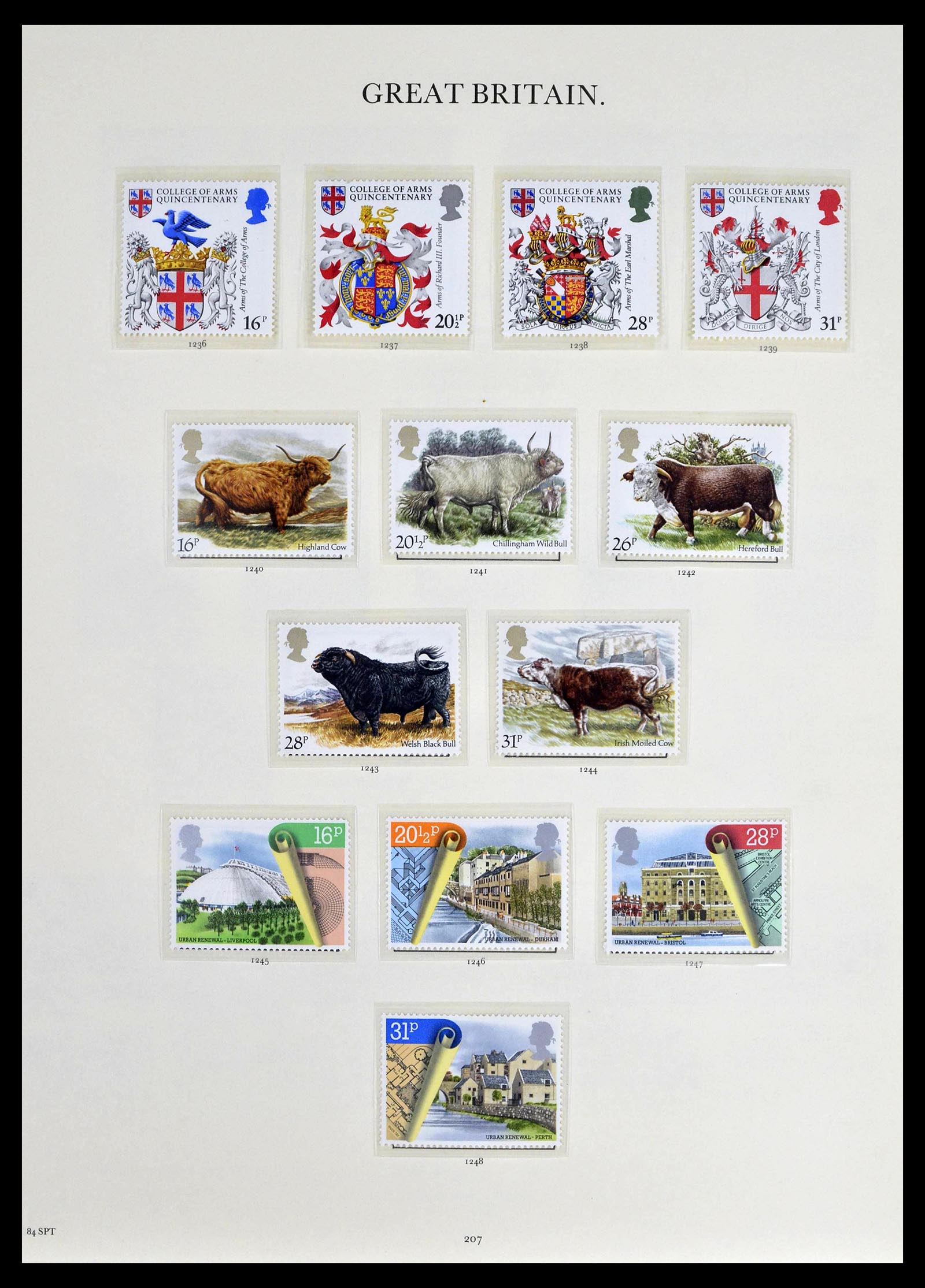 39025 0099 - Stamp collection 39025 Great Britain specialised 1840-1990.