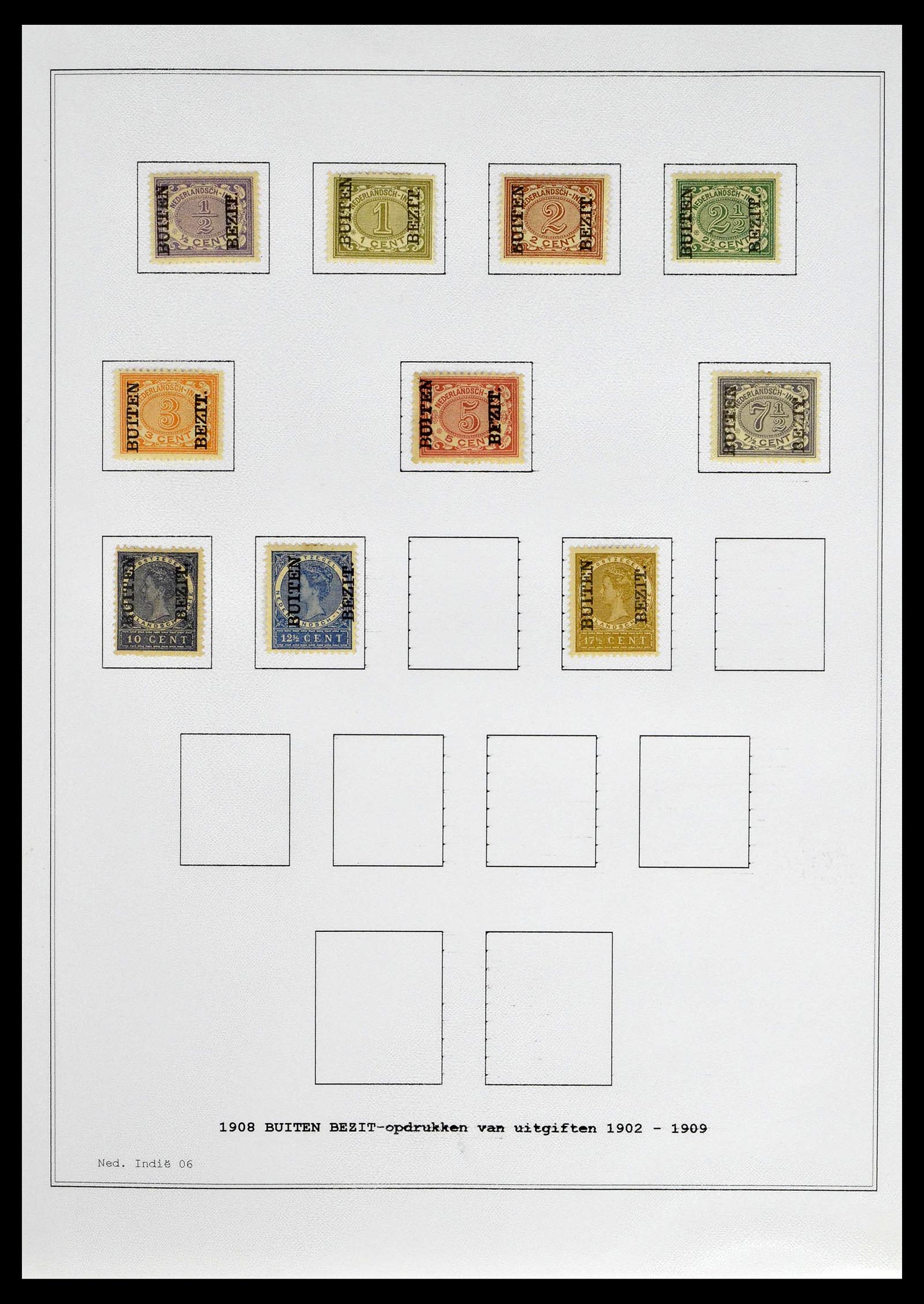 39026 0011 - Postzegelverzameling 39026 Nederlands Indië  en Suriname 1864-1975.