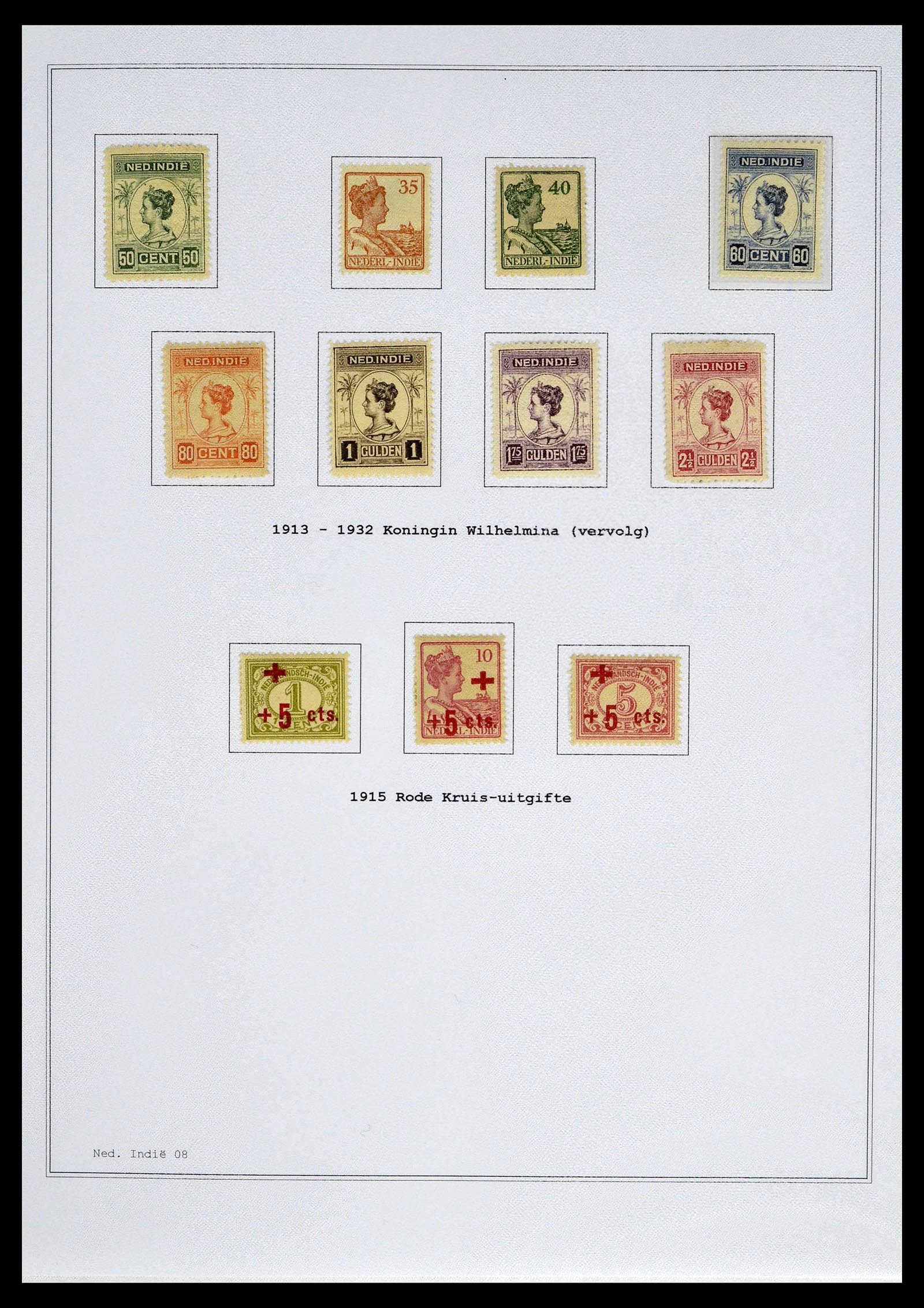 39026 0016 - Stamp collection 39026 Dutch east Indies and Suriname 1864-1975.