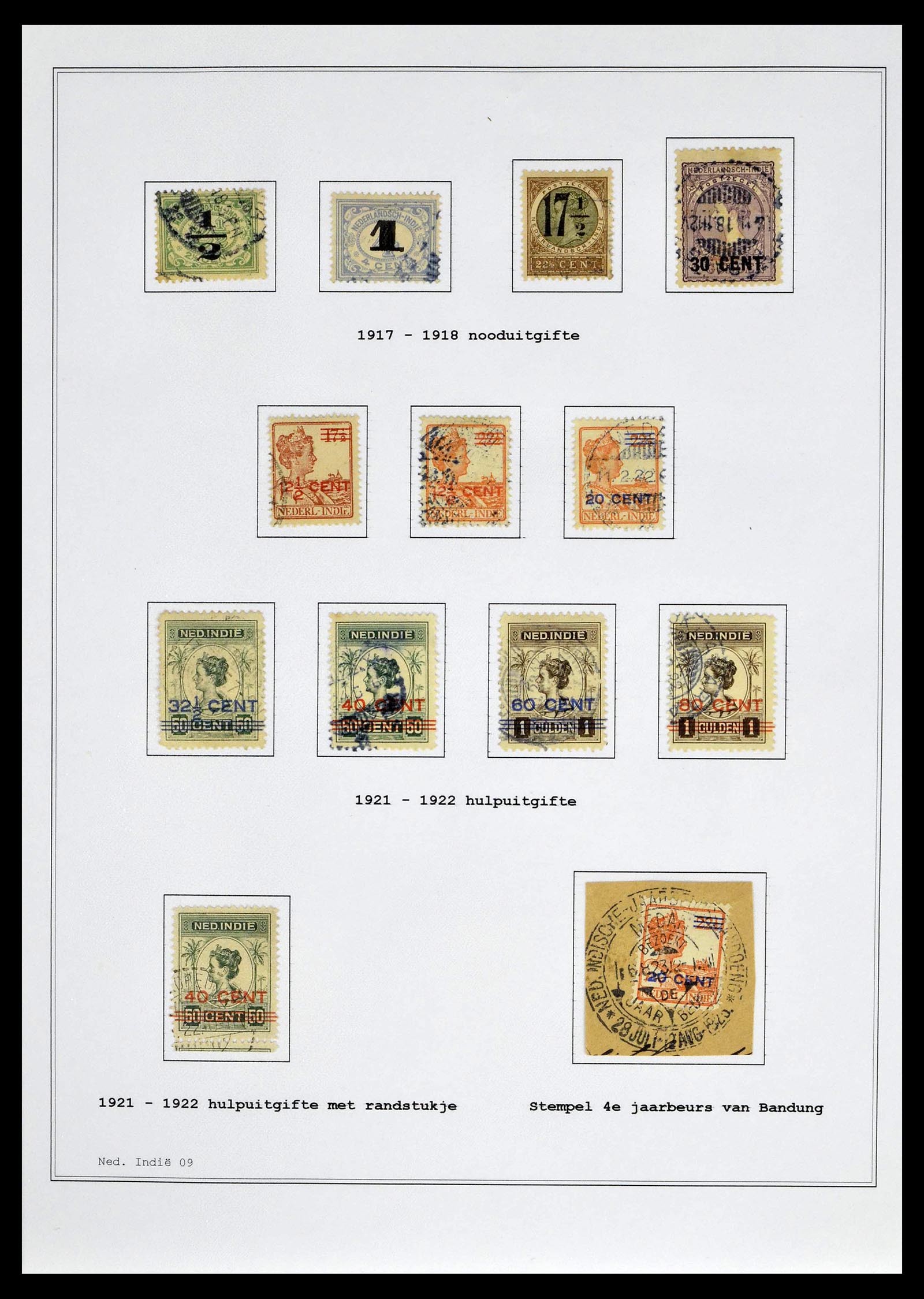 39026 0018 - Postzegelverzameling 39026 Nederlands Indië  en Suriname 1864-1975.