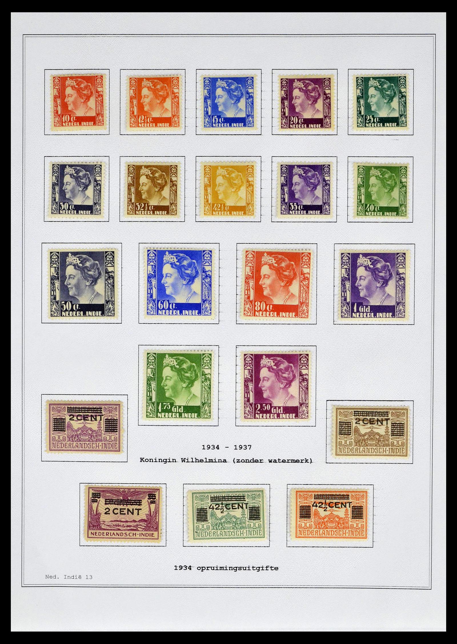 39026 0025 - Stamp collection 39026 Dutch east Indies and Suriname 1864-1975.