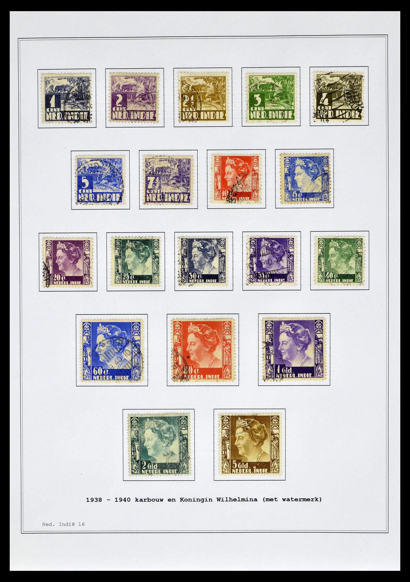 39026 0031 - Stamp collection 39026 Dutch east Indies and Suriname 1864-1975.