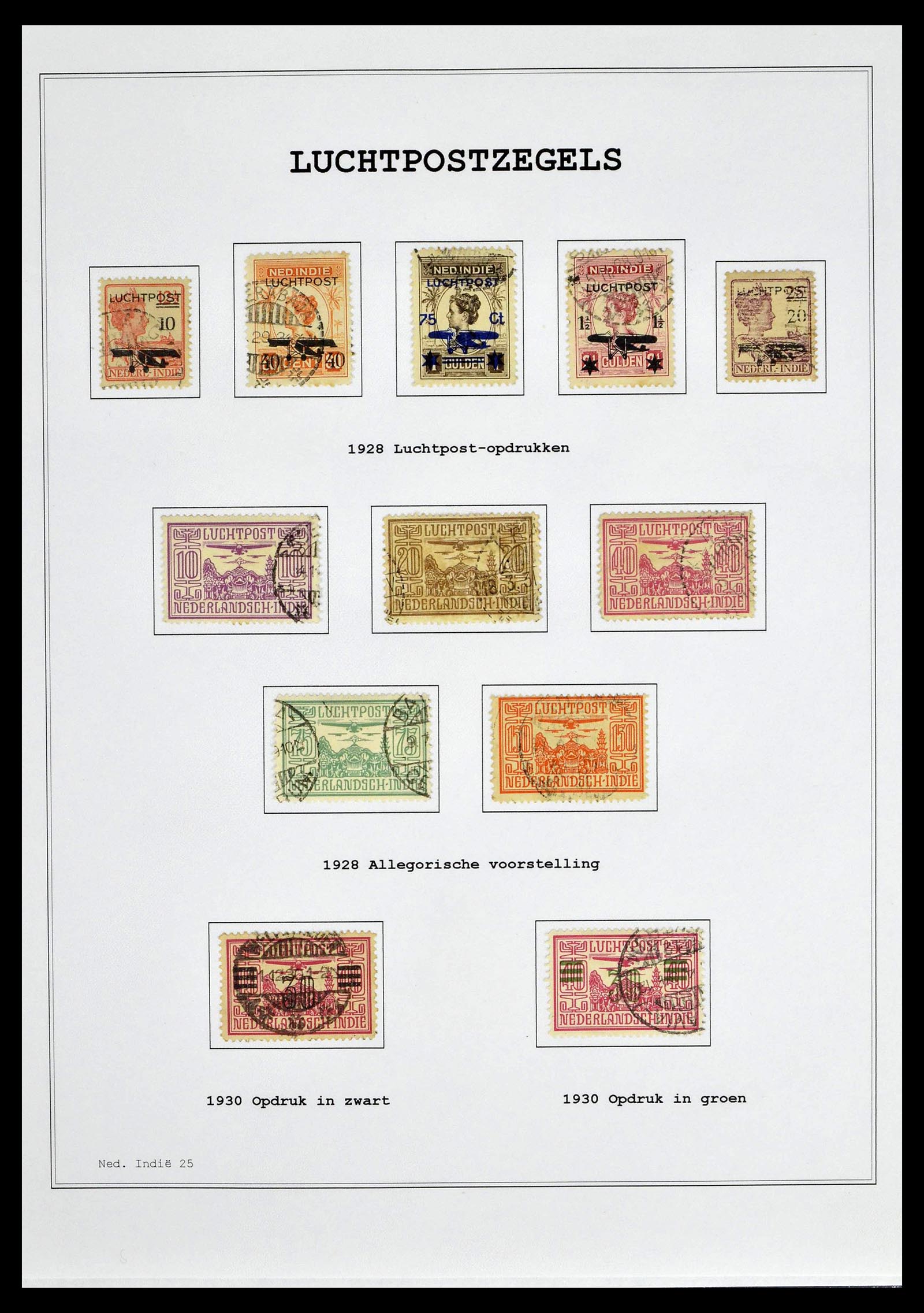 39026 0050 - Stamp collection 39026 Dutch east Indies and Suriname 1864-1975.