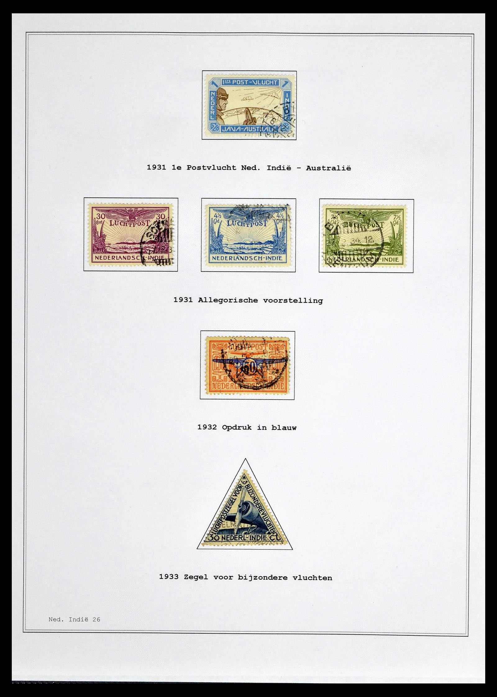 39026 0051 - Stamp collection 39026 Dutch east Indies and Suriname 1864-1975.