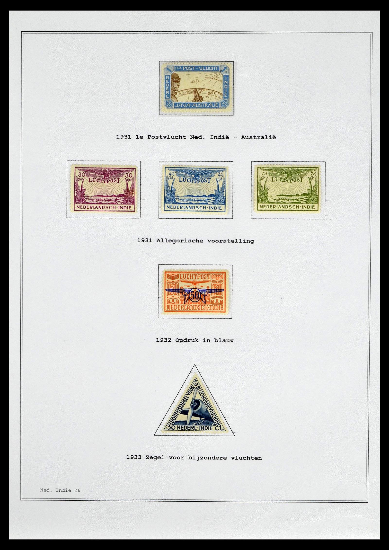 39026 0052 - Stamp collection 39026 Dutch east Indies and Suriname 1864-1975.