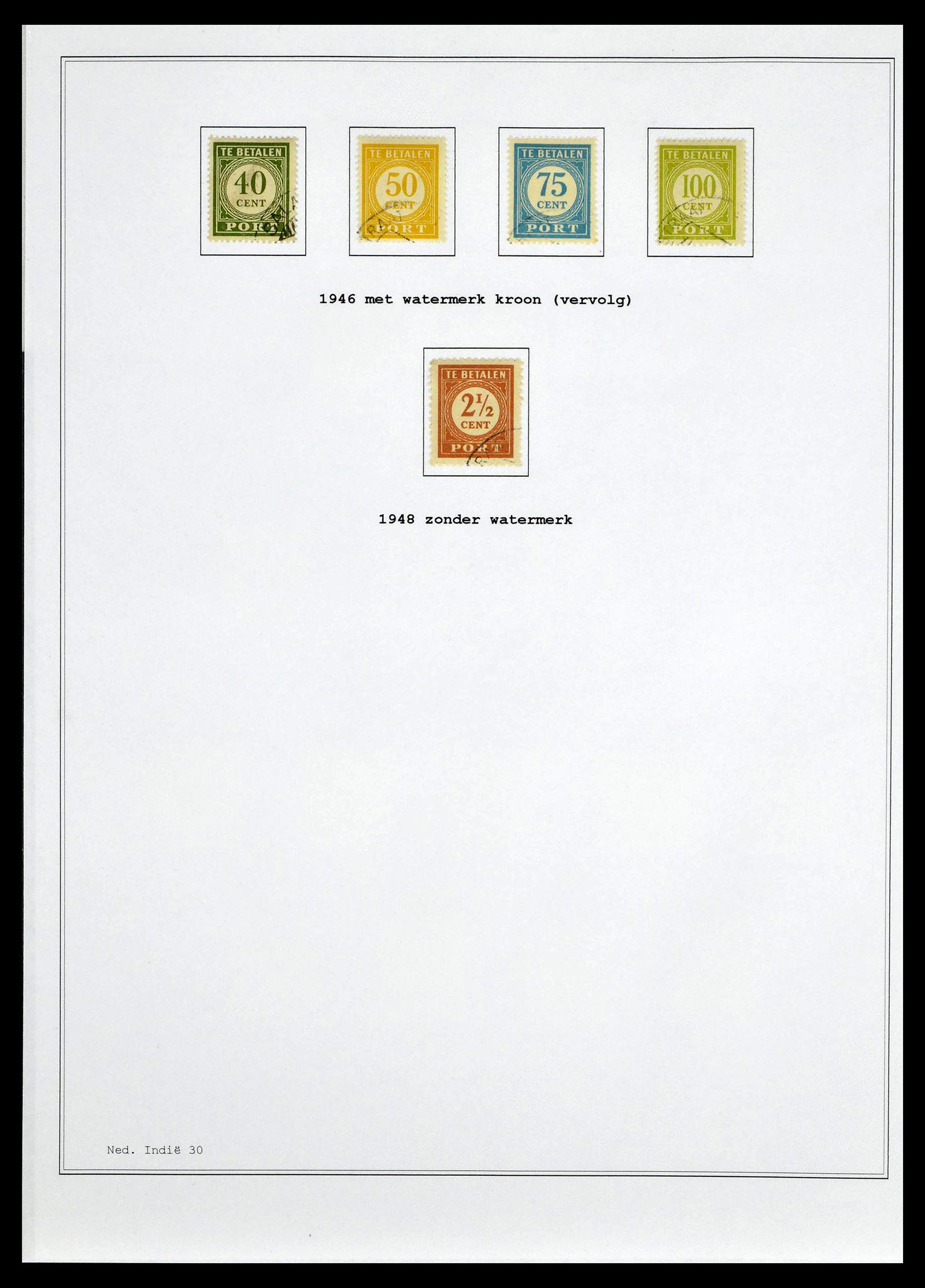 39026 0059 - Stamp collection 39026 Dutch east Indies and Suriname 1864-1975.