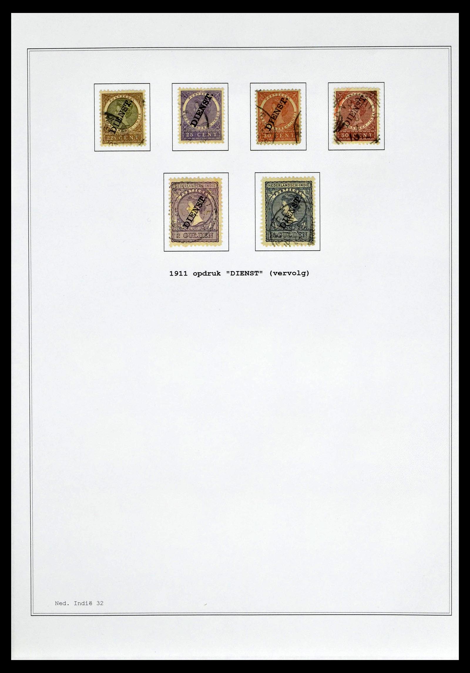 39026 0063 - Stamp collection 39026 Dutch east Indies and Suriname 1864-1975.