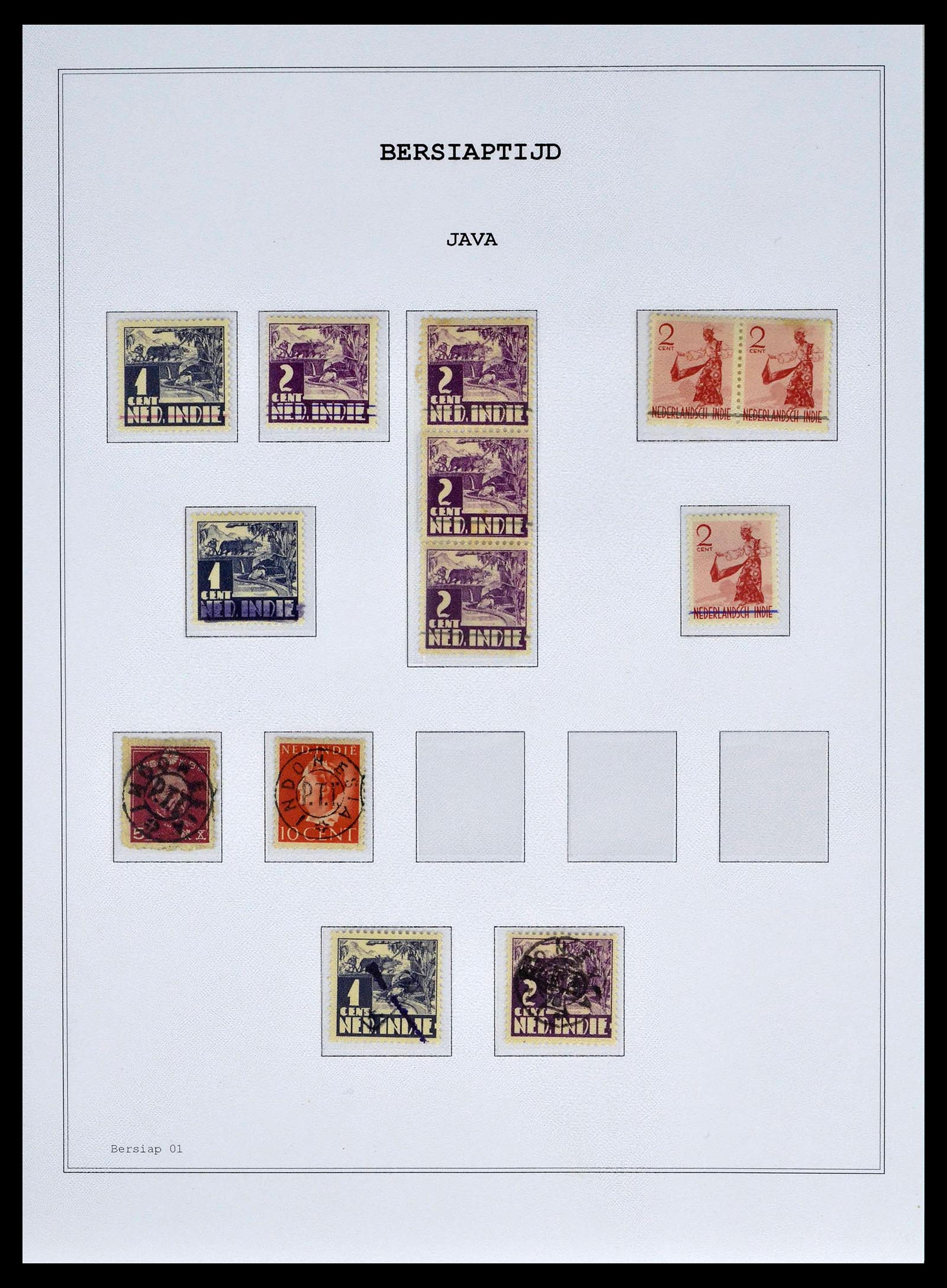 39026 0083 - Stamp collection 39026 Dutch east Indies and Suriname 1864-1975.