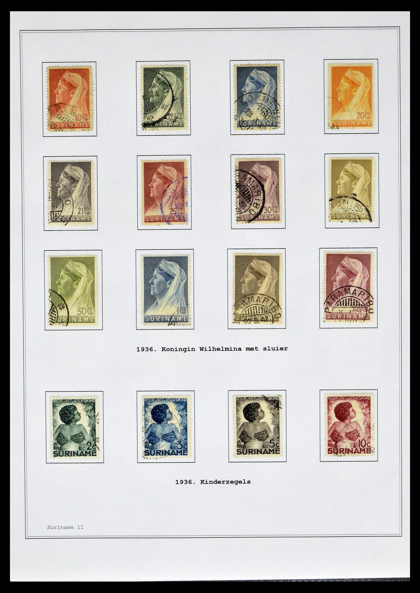 39026 0122 - Stamp collection 39026 Dutch east Indies and Suriname 1864-1975.