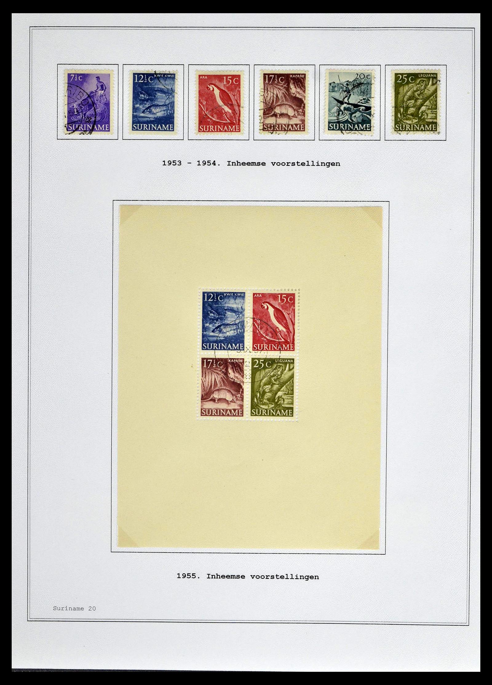39026 0131 - Stamp collection 39026 Dutch east Indies and Suriname 1864-1975.