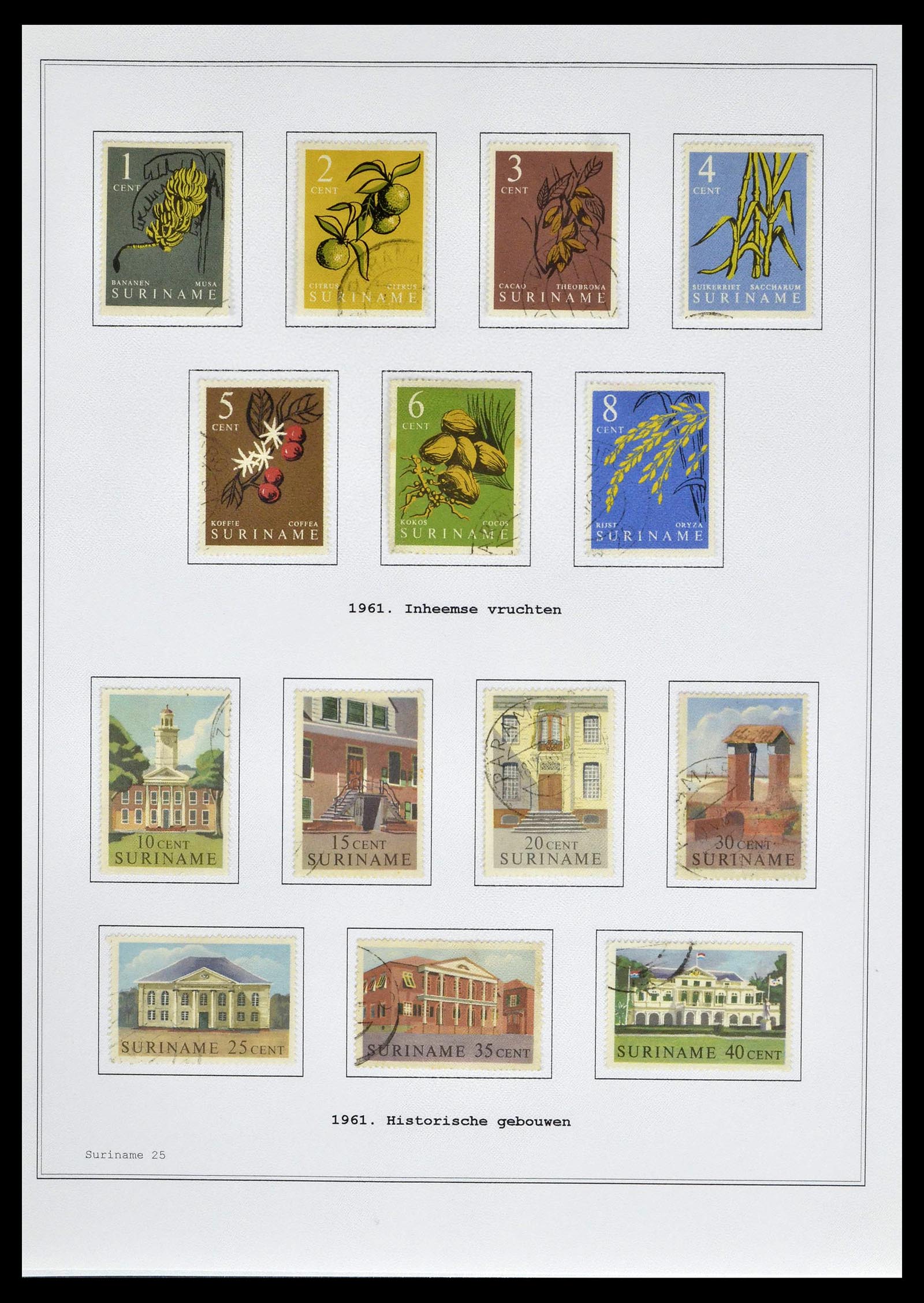 39026 0136 - Stamp collection 39026 Dutch east Indies and Suriname 1864-1975.