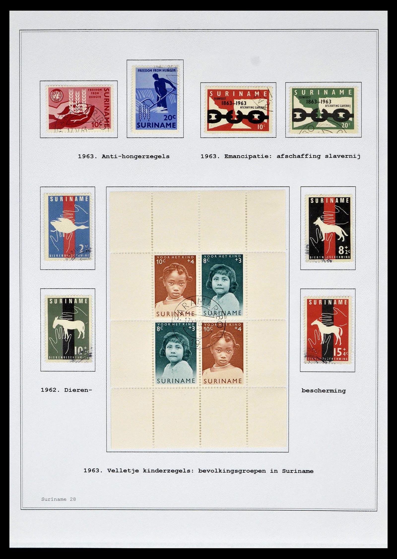 39026 0139 - Stamp collection 39026 Dutch east Indies and Suriname 1864-1975.