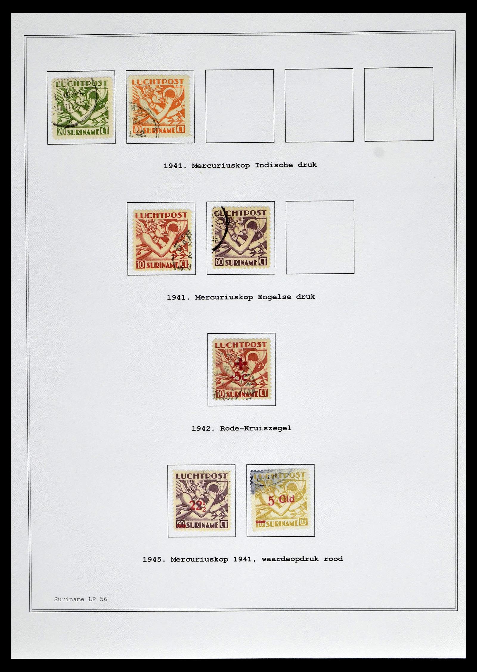 39026 0167 - Stamp collection 39026 Dutch east Indies and Suriname 1864-1975.