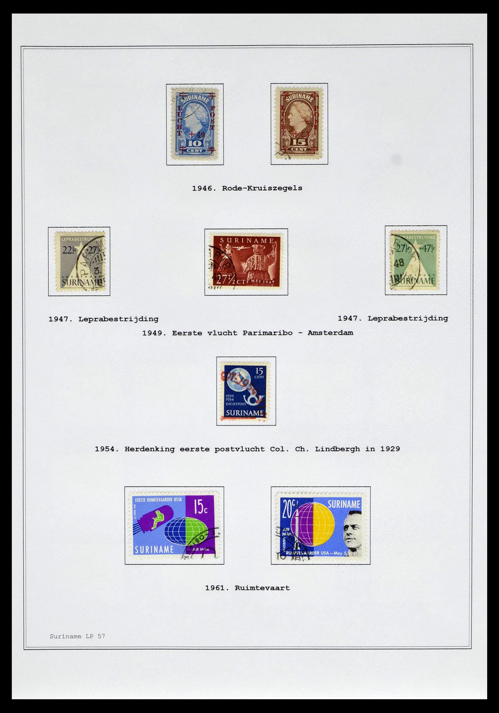 39026 0168 - Stamp collection 39026 Dutch east Indies and Suriname 1864-1975.