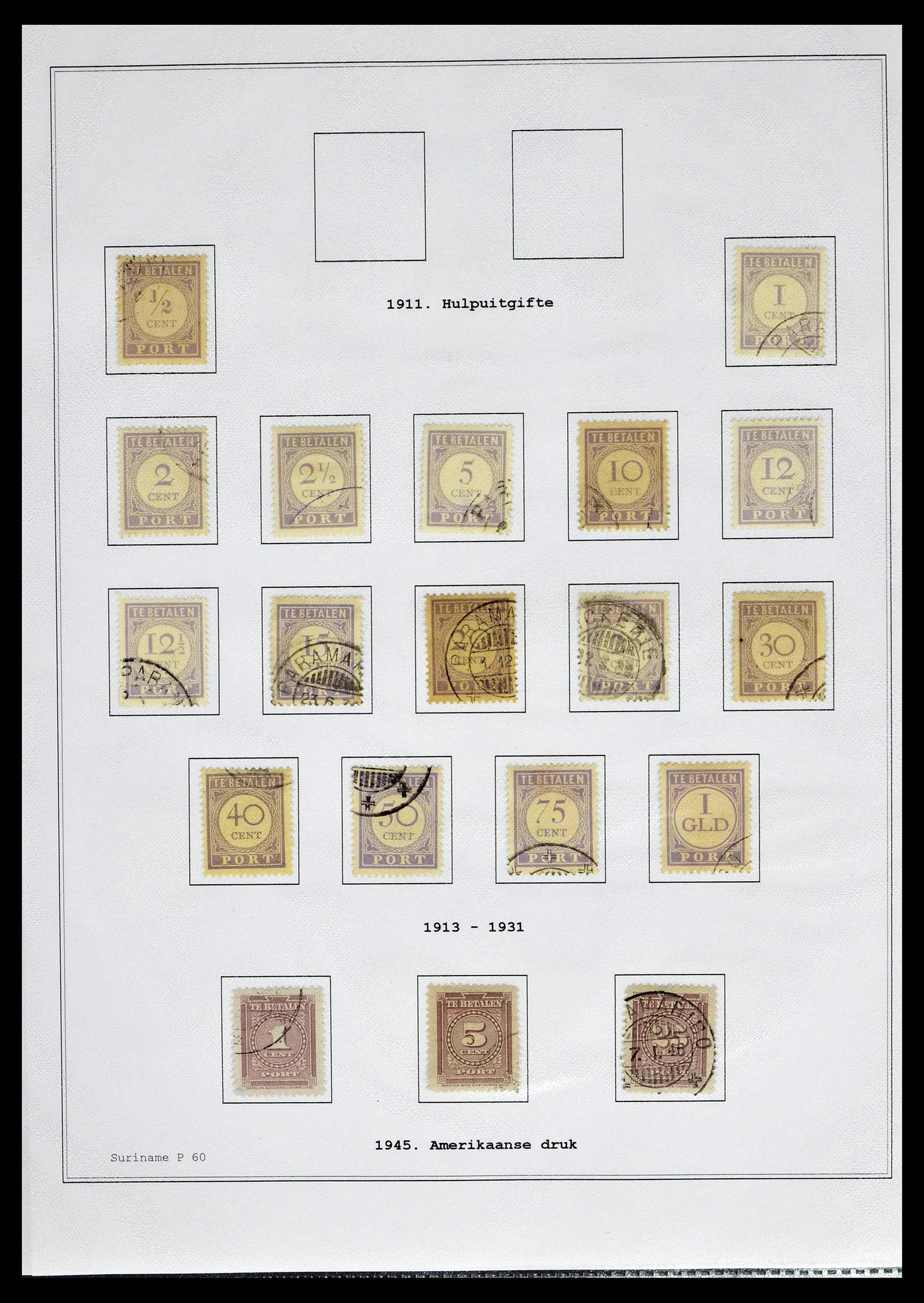 39026 0171 - Stamp collection 39026 Dutch east Indies and Suriname 1864-1975.