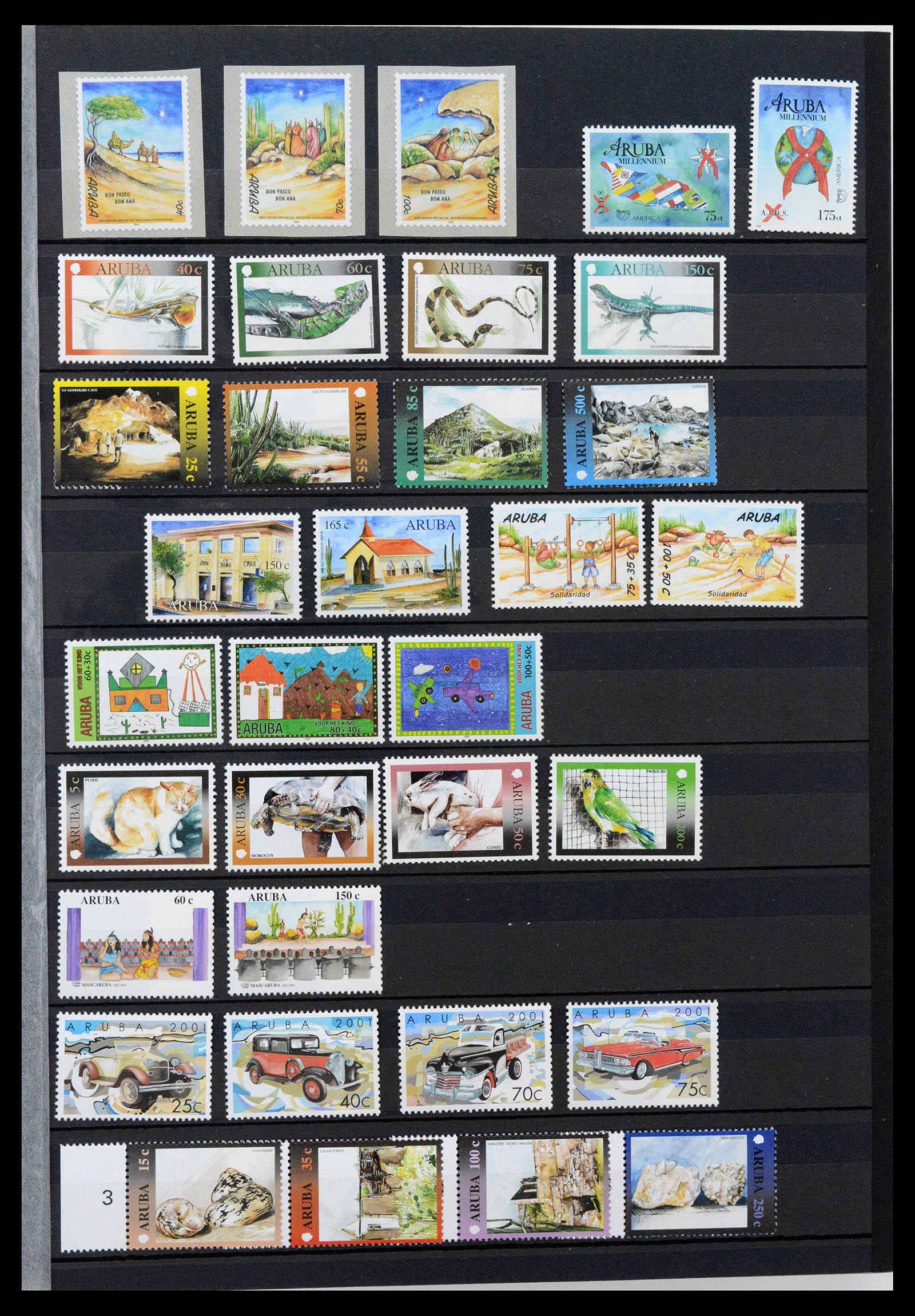 39027 0009 - Postzegelverzameling 39027 Curaçao/Antillen/Aruba 1873-2009.