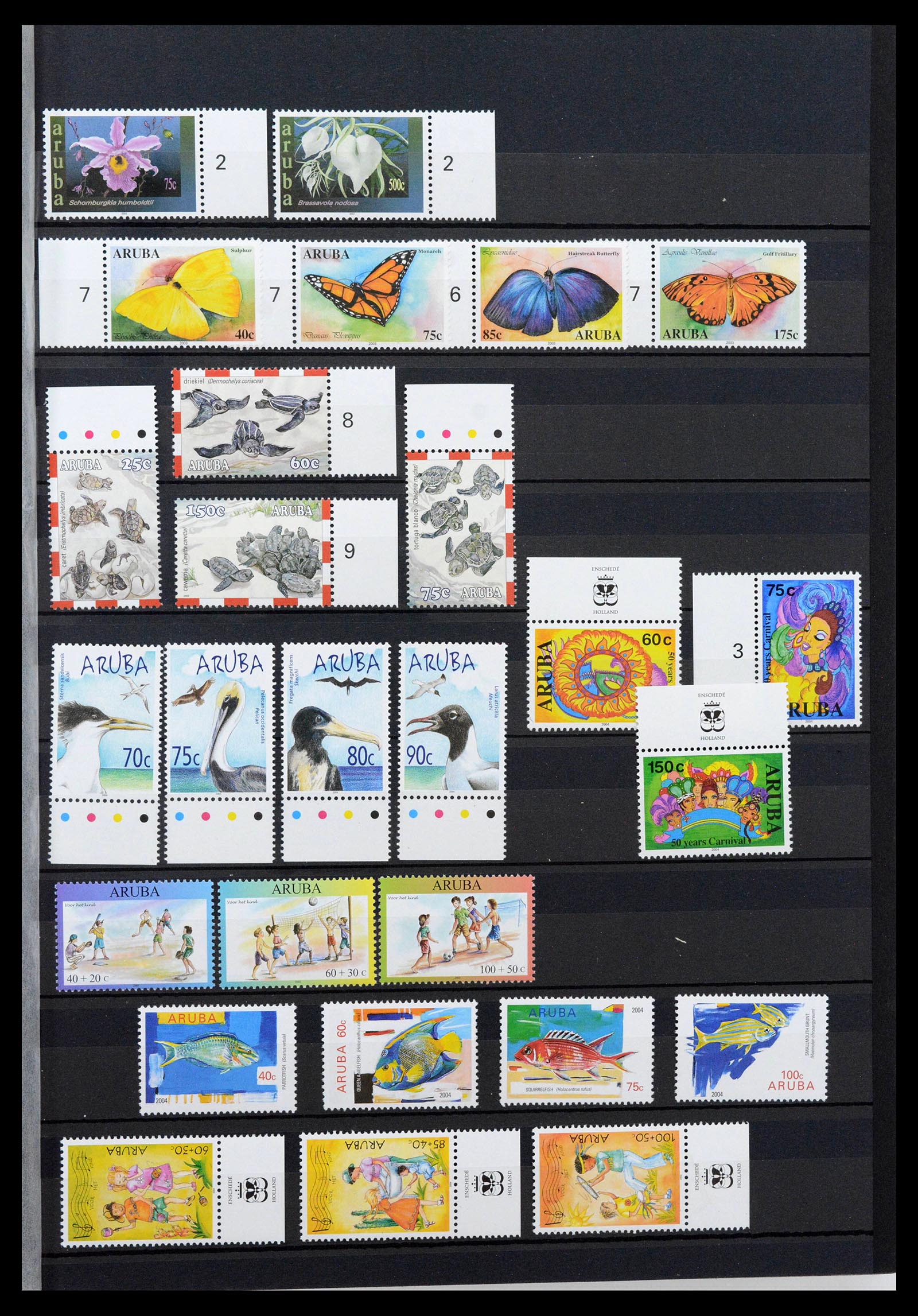 39027 0011 - Stamp collection 39027 Curaçao/Antilles/Aruba 1873-2009.