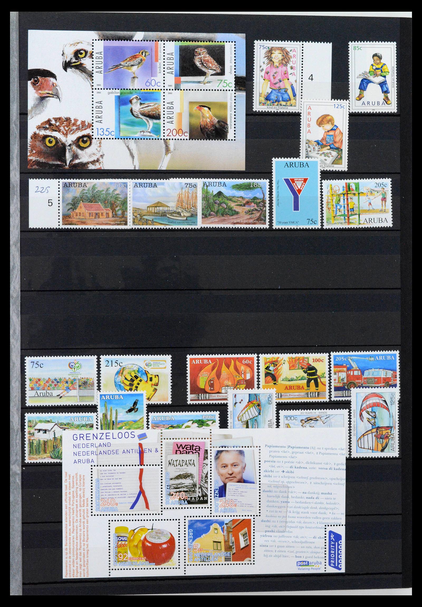 39027 0013 - Postzegelverzameling 39027 Curaçao/Antillen/Aruba 1873-2009.