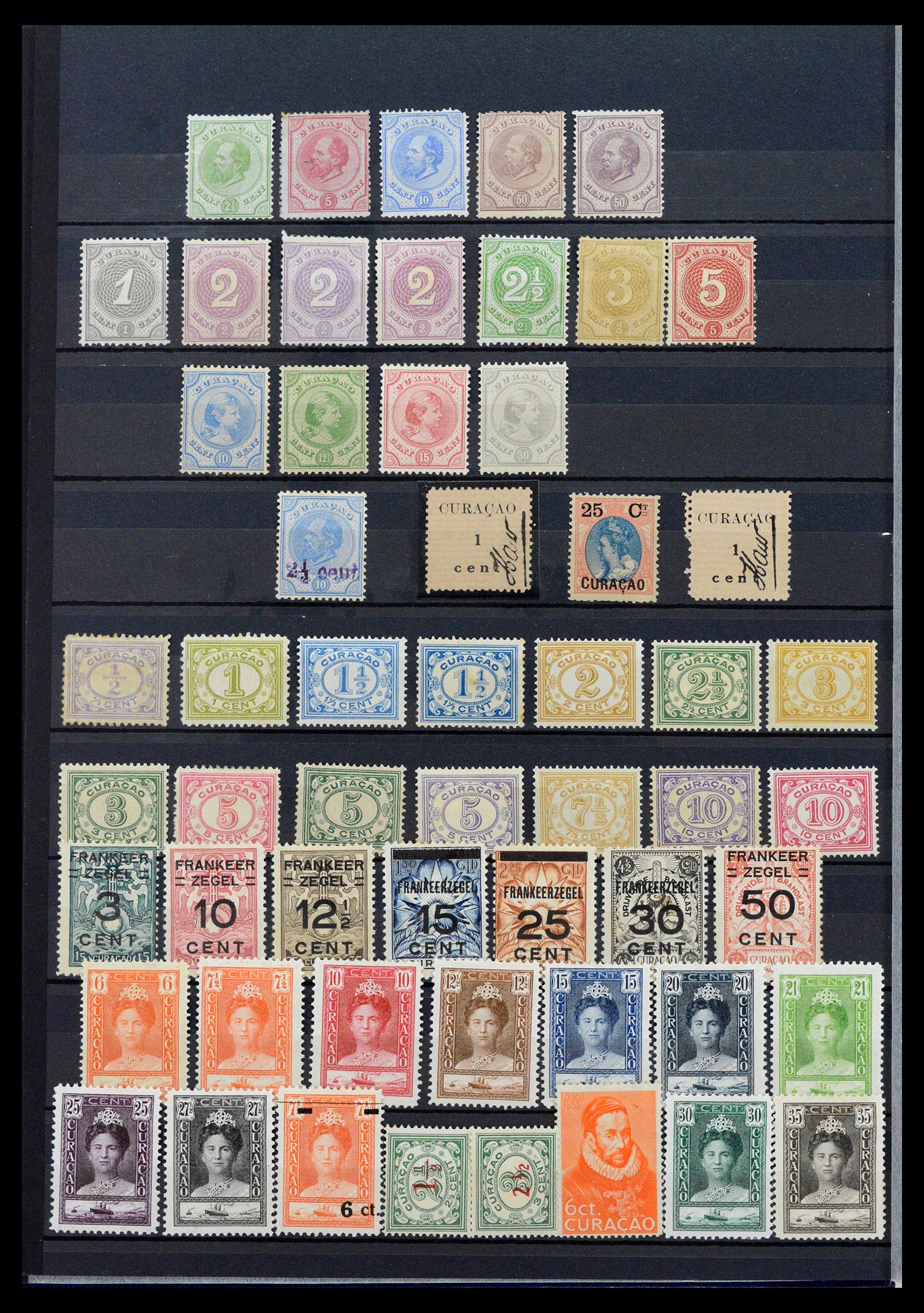 39027 0015 - Stamp collection 39027 Curaçao/Antilles/Aruba 1873-2009.