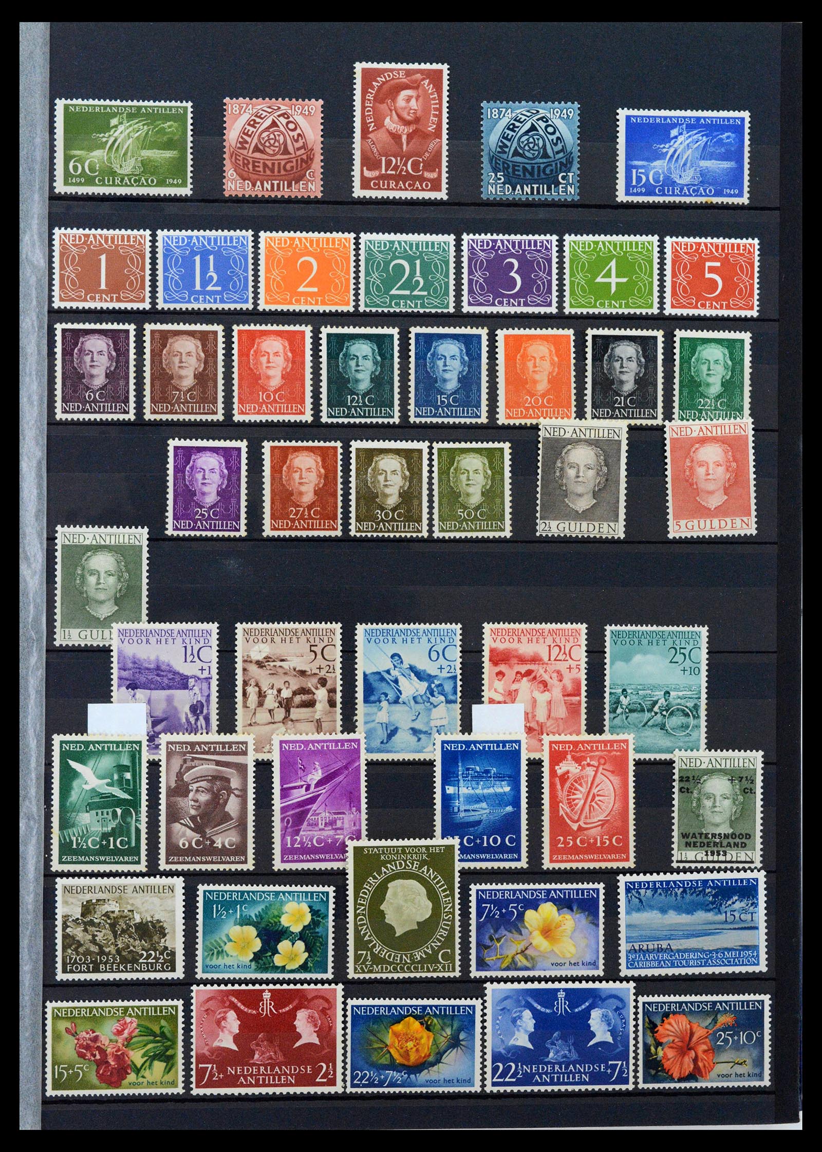 39027 0018 - Stamp collection 39027 Curaçao/Antilles/Aruba 1873-2009.