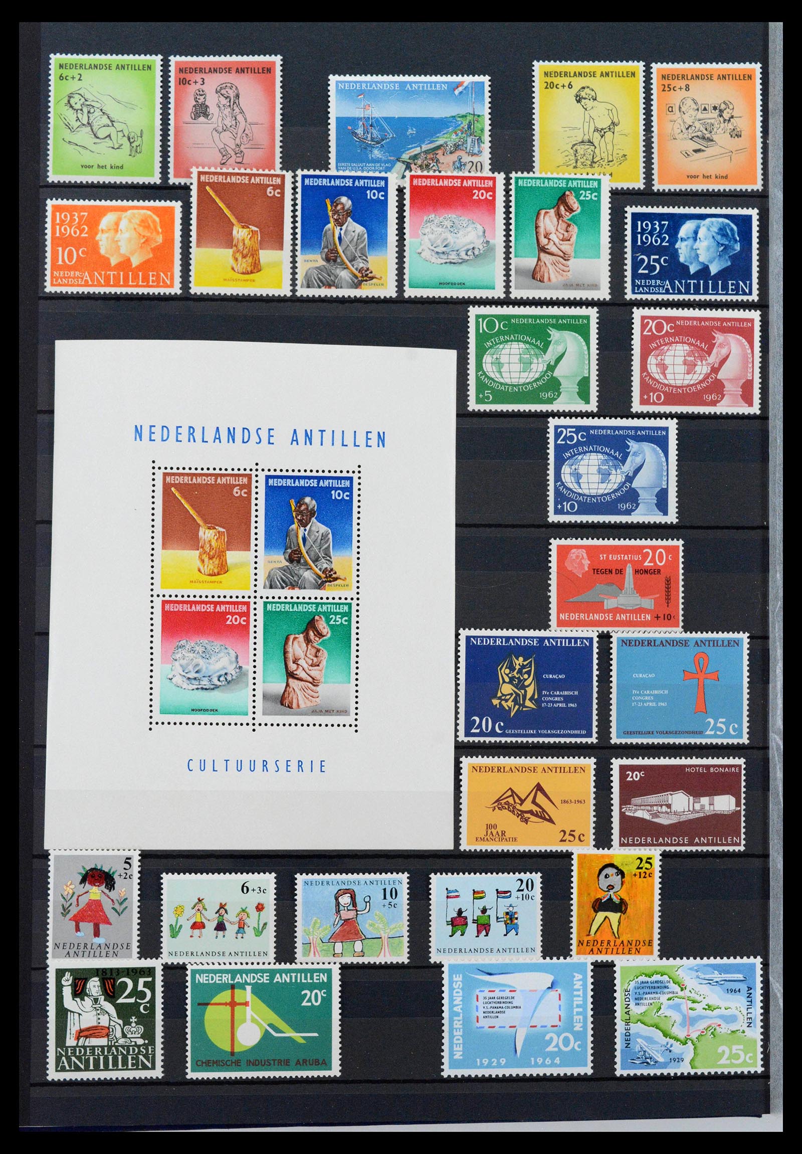 39027 0021 - Stamp collection 39027 Curaçao/Antilles/Aruba 1873-2009.