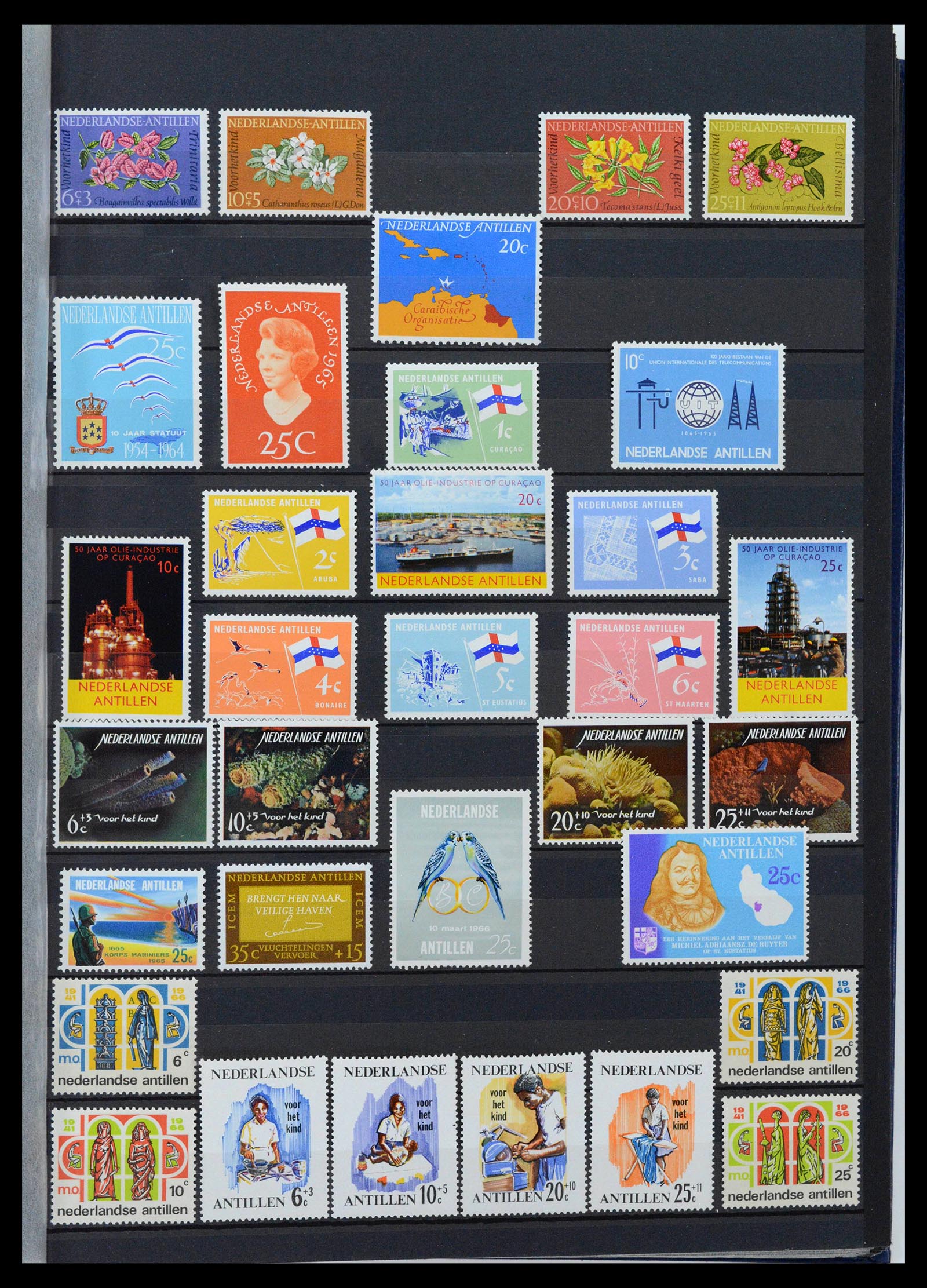 39027 0022 - Stamp collection 39027 Curaçao/Antilles/Aruba 1873-2009.