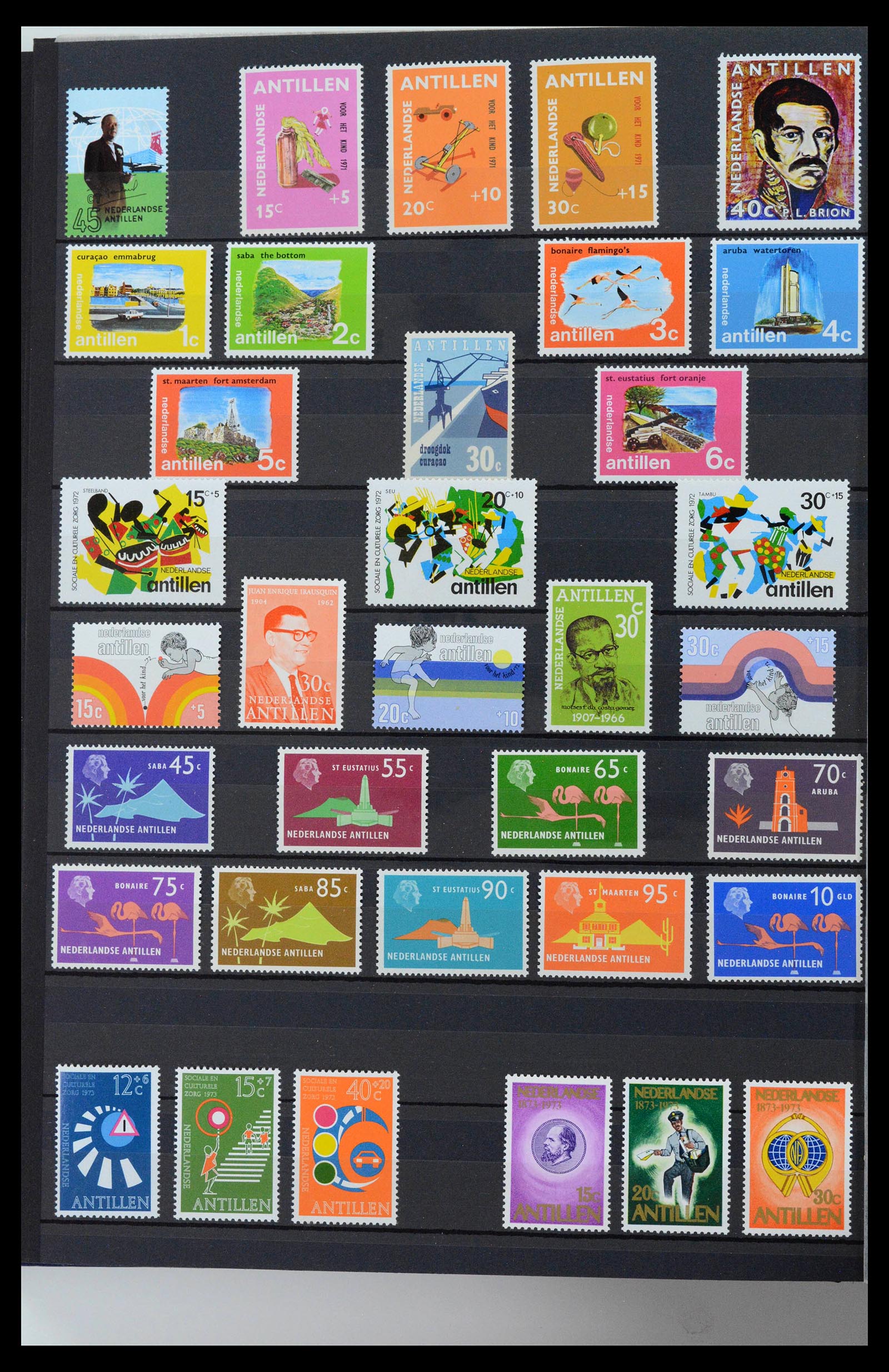39027 0025 - Stamp collection 39027 Curaçao/Antilles/Aruba 1873-2009.