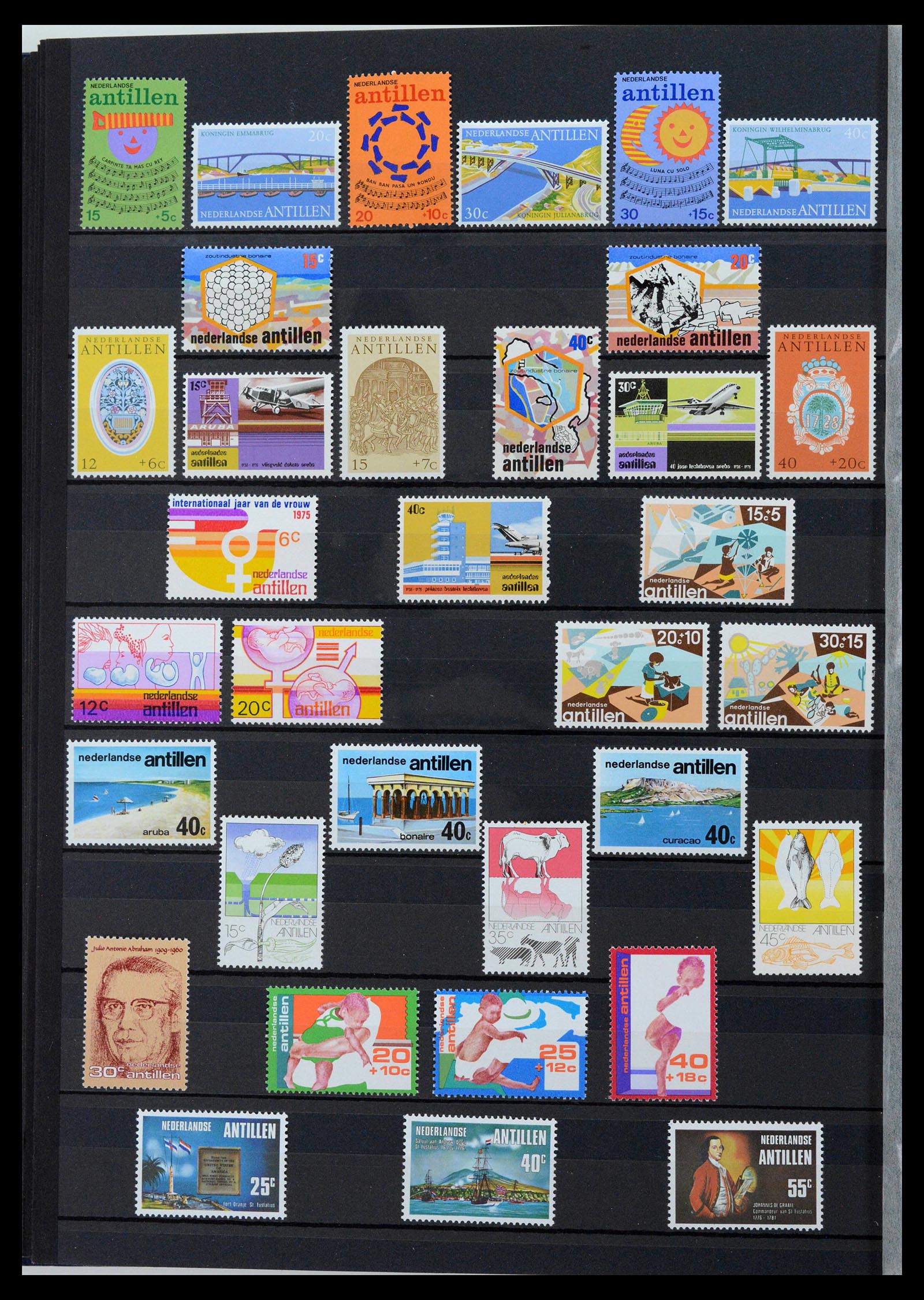 39027 0027 - Stamp collection 39027 Curaçao/Antilles/Aruba 1873-2009.