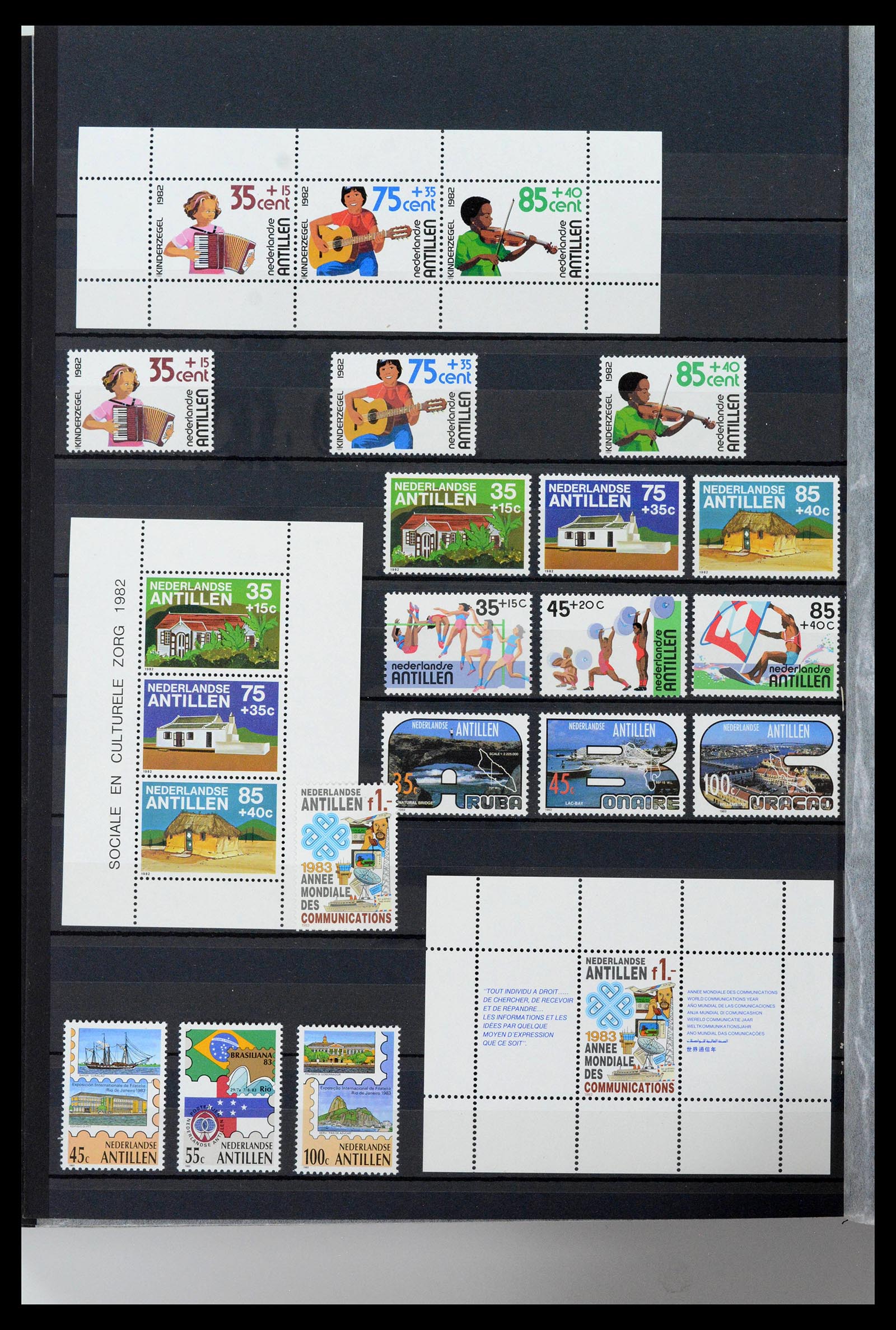 39027 0037 - Stamp collection 39027 Curaçao/Antilles/Aruba 1873-2009.