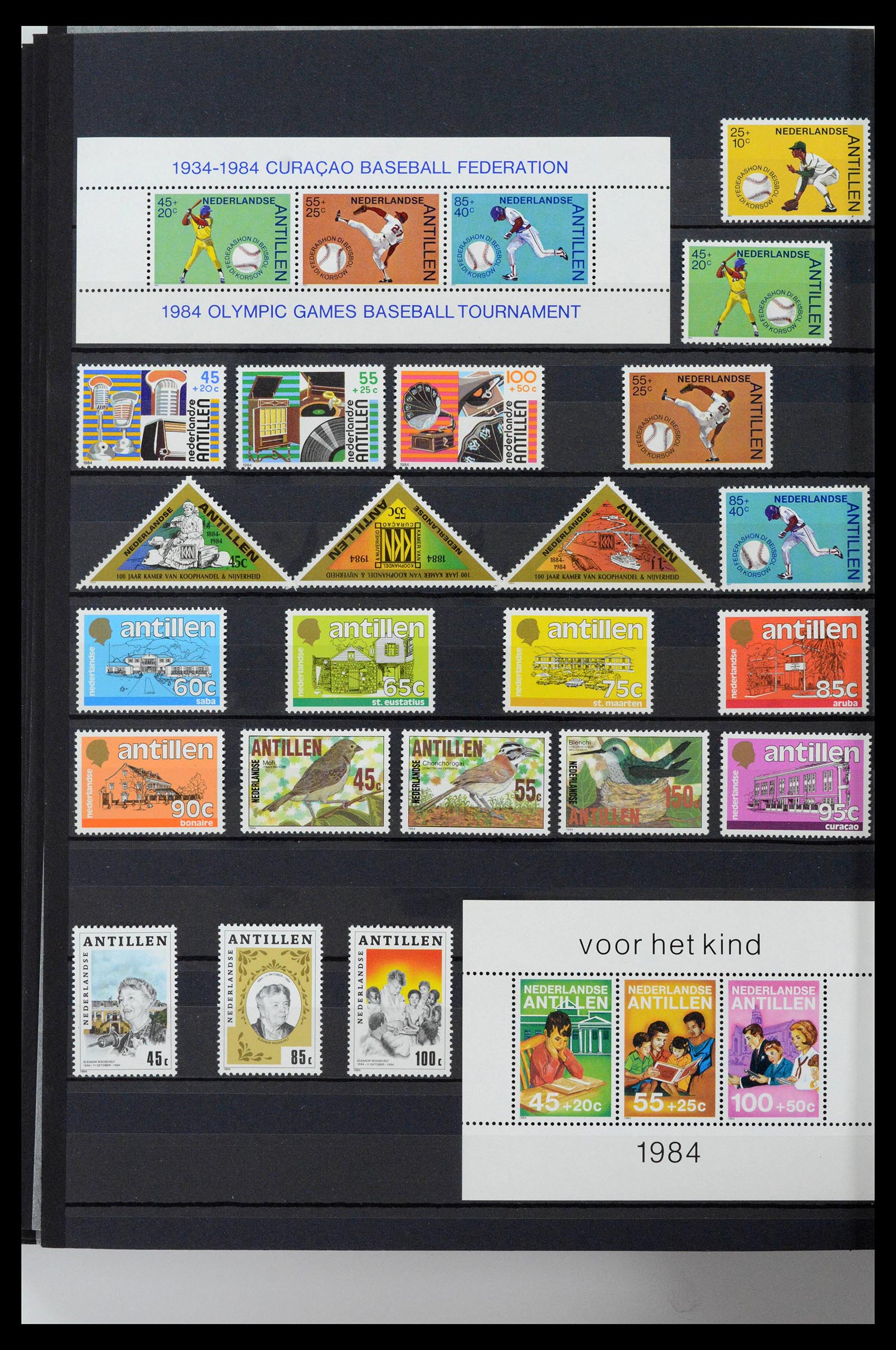 39027 0039 - Stamp collection 39027 Curaçao/Antilles/Aruba 1873-2009.