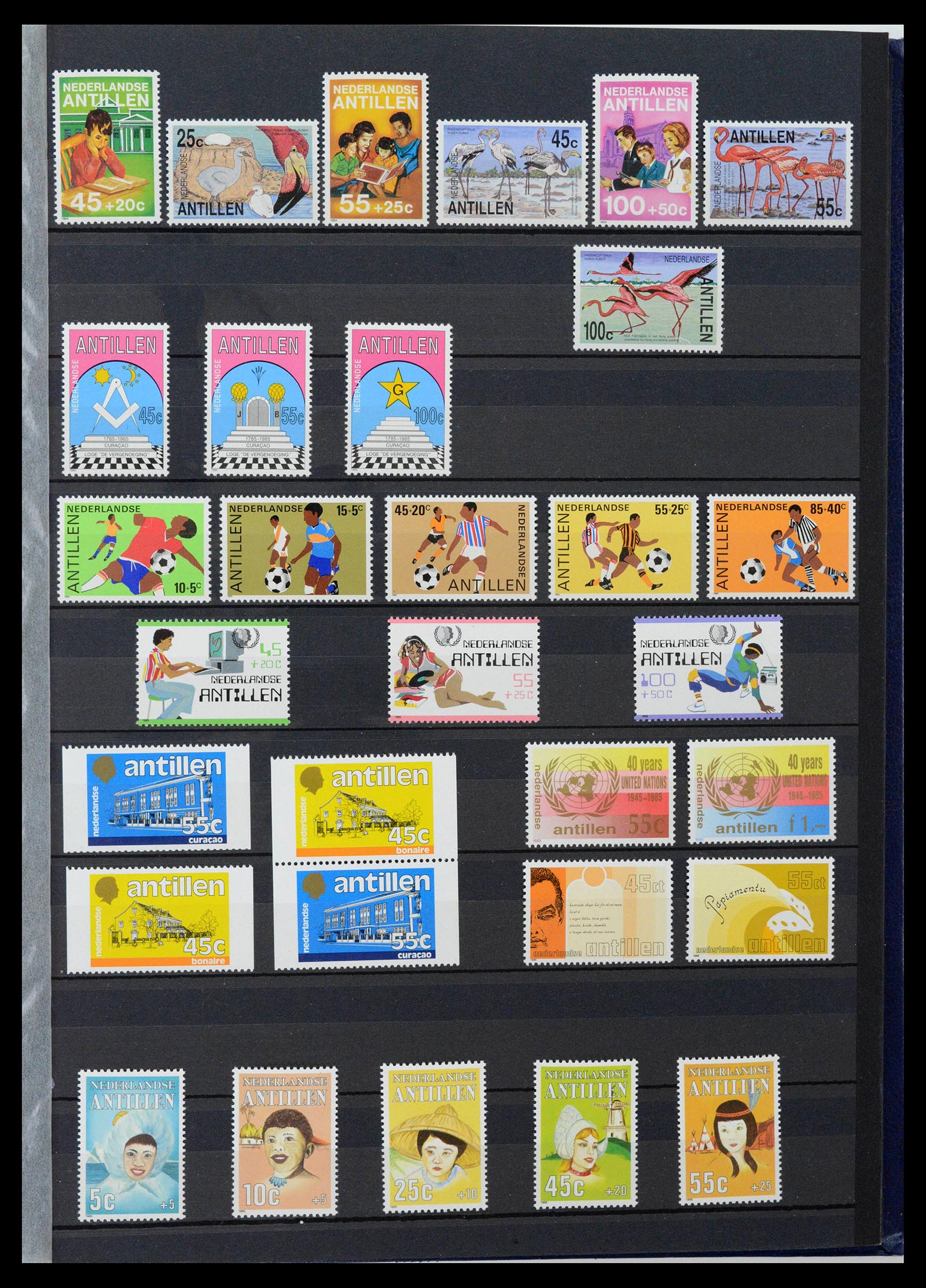39027 0040 - Stamp collection 39027 Curaçao/Antilles/Aruba 1873-2009.