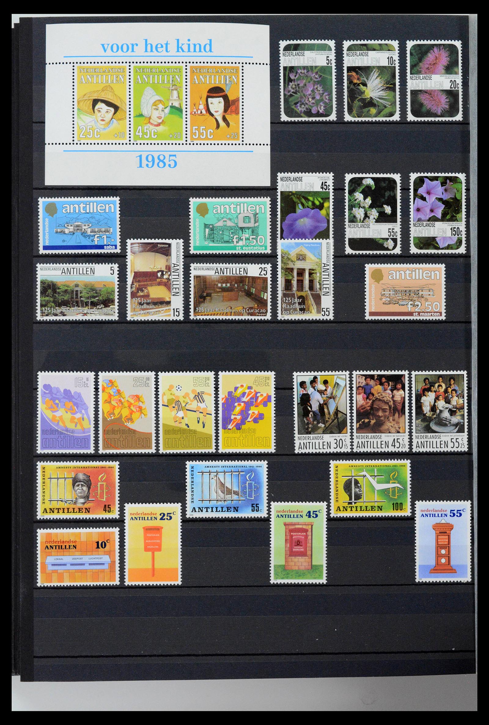 39027 0041 - Stamp collection 39027 Curaçao/Antilles/Aruba 1873-2009.