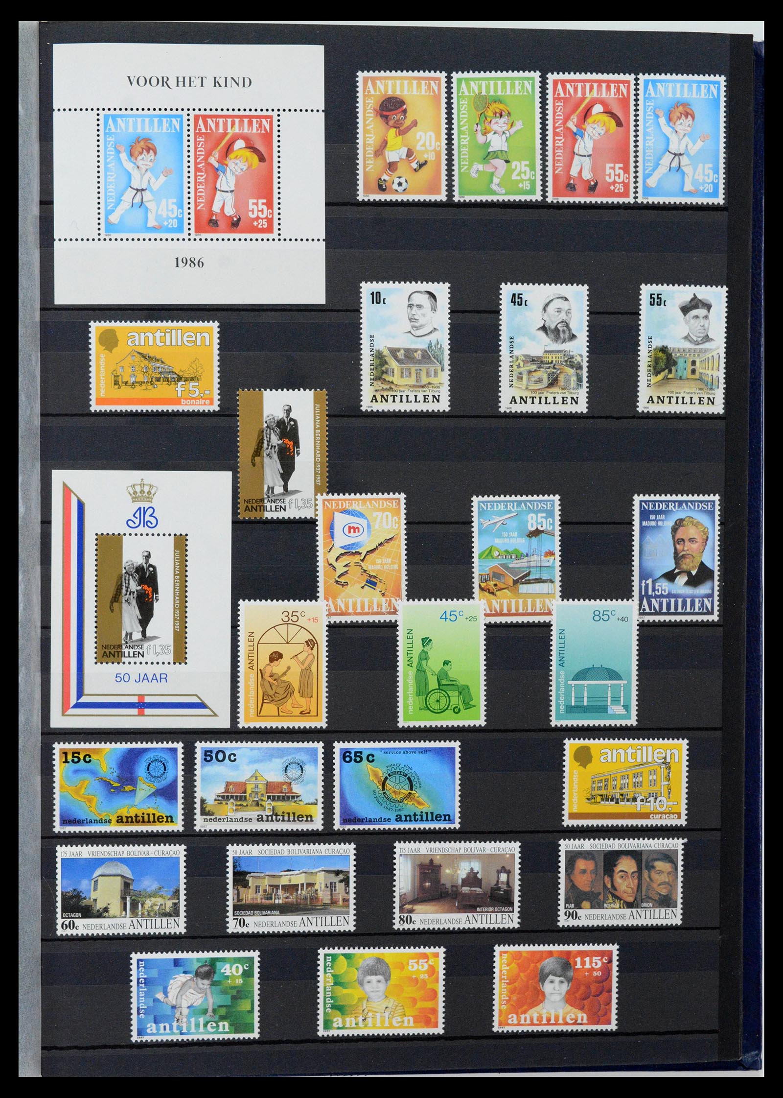 39027 0042 - Stamp collection 39027 Curaçao/Antilles/Aruba 1873-2009.