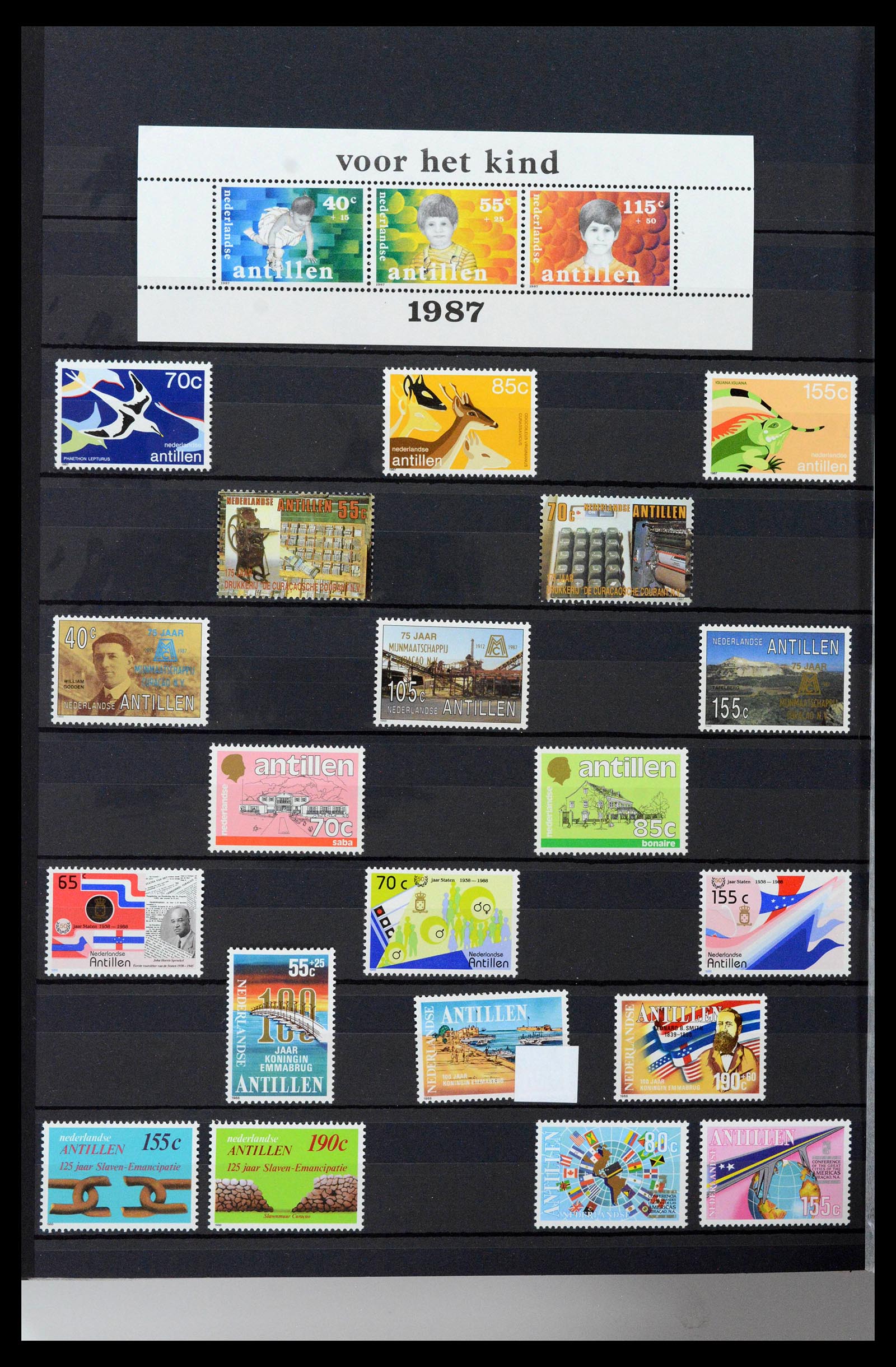 39027 0043 - Stamp collection 39027 Curaçao/Antilles/Aruba 1873-2009.