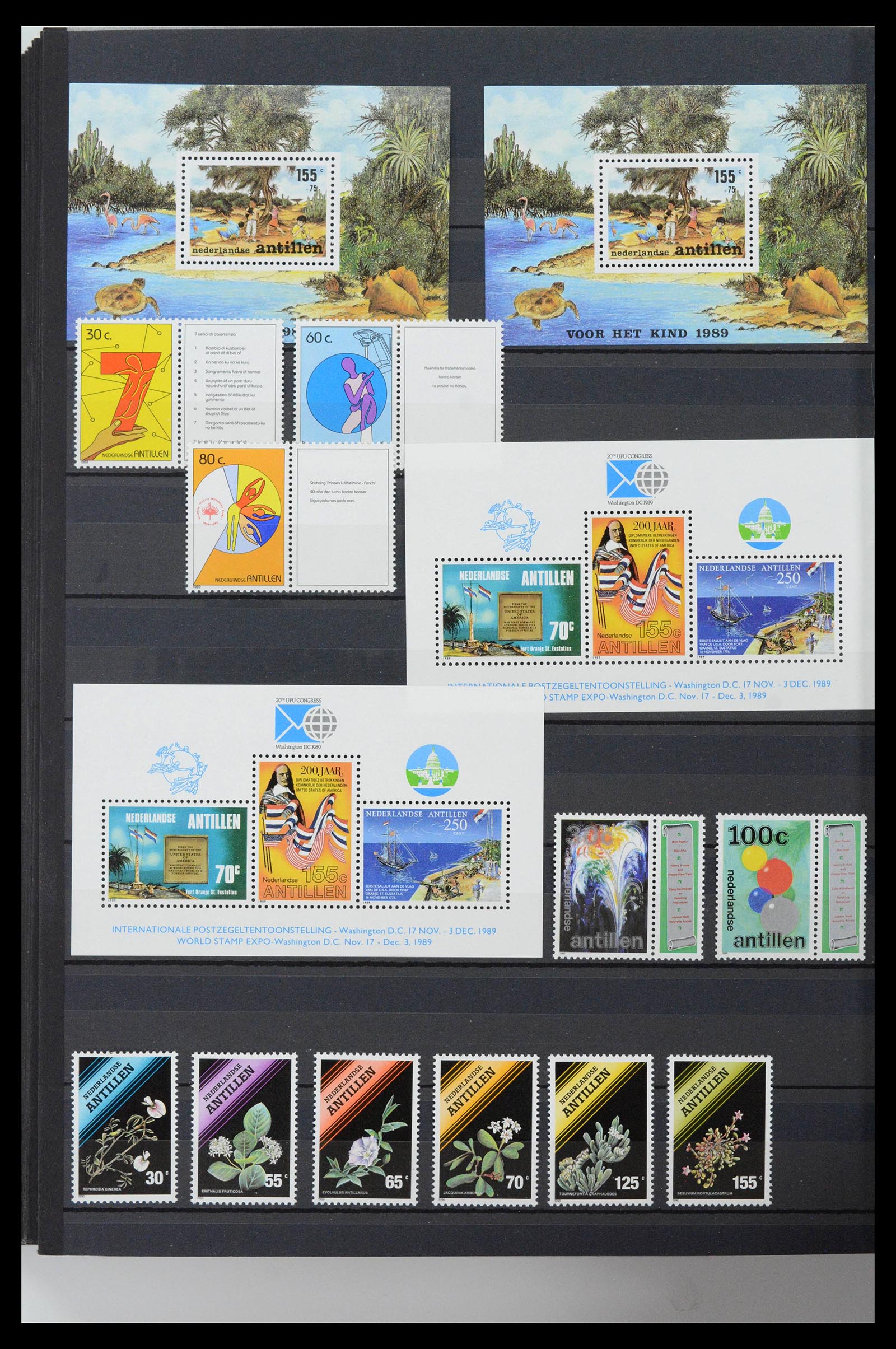 39027 0045 - Stamp collection 39027 Curaçao/Antilles/Aruba 1873-2009.