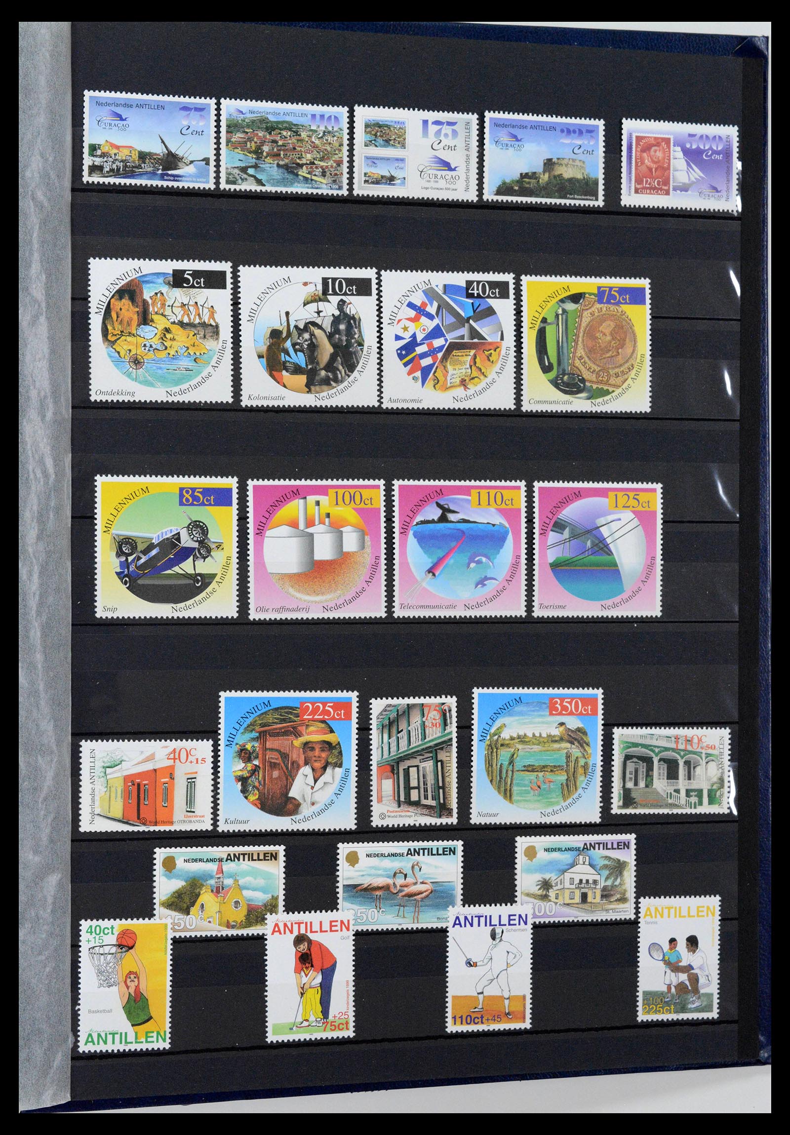 39027 0058 - Stamp collection 39027 Curaçao/Antilles/Aruba 1873-2009.