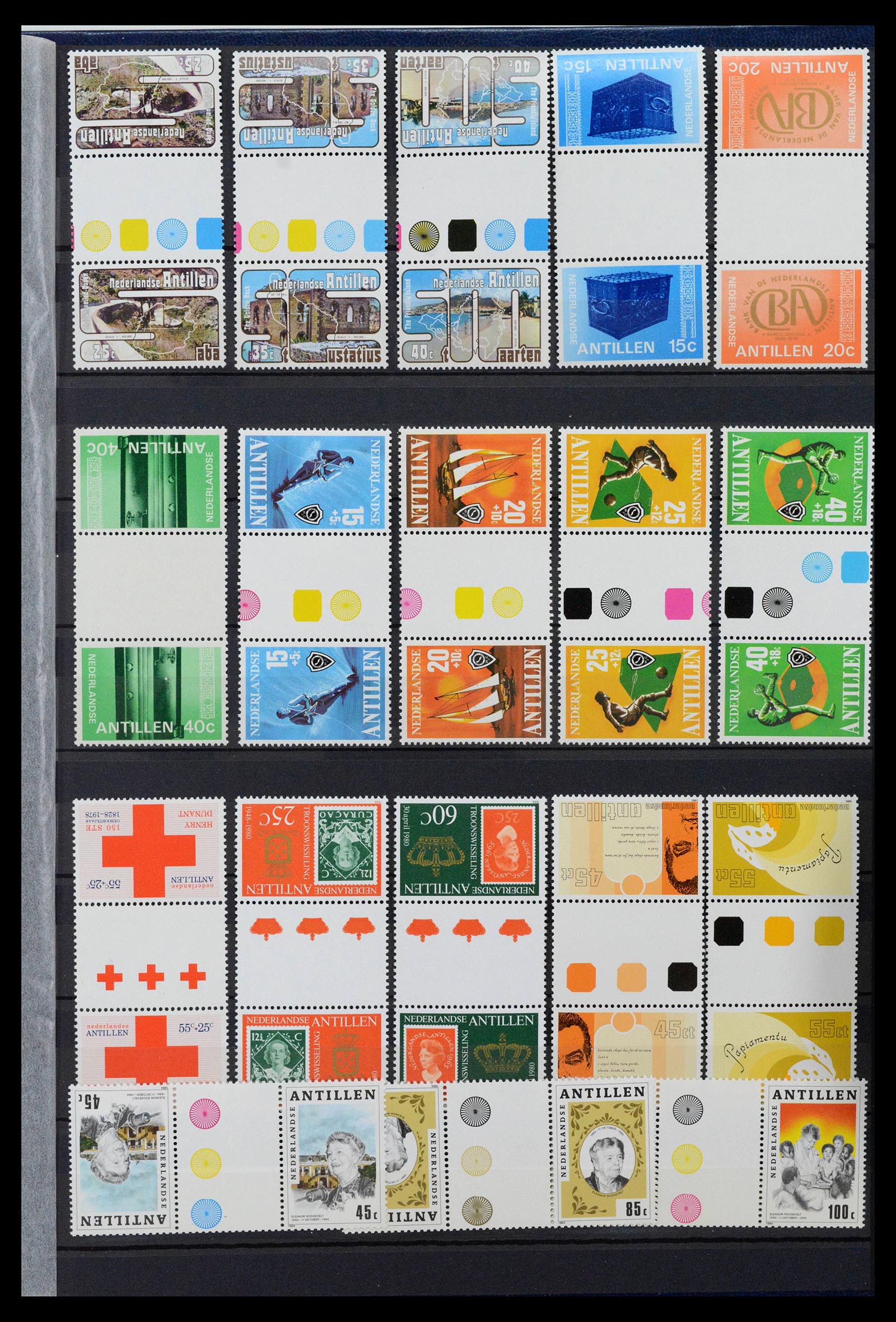 39027 0061 - Stamp collection 39027 Curaçao/Antilles/Aruba 1873-2009.