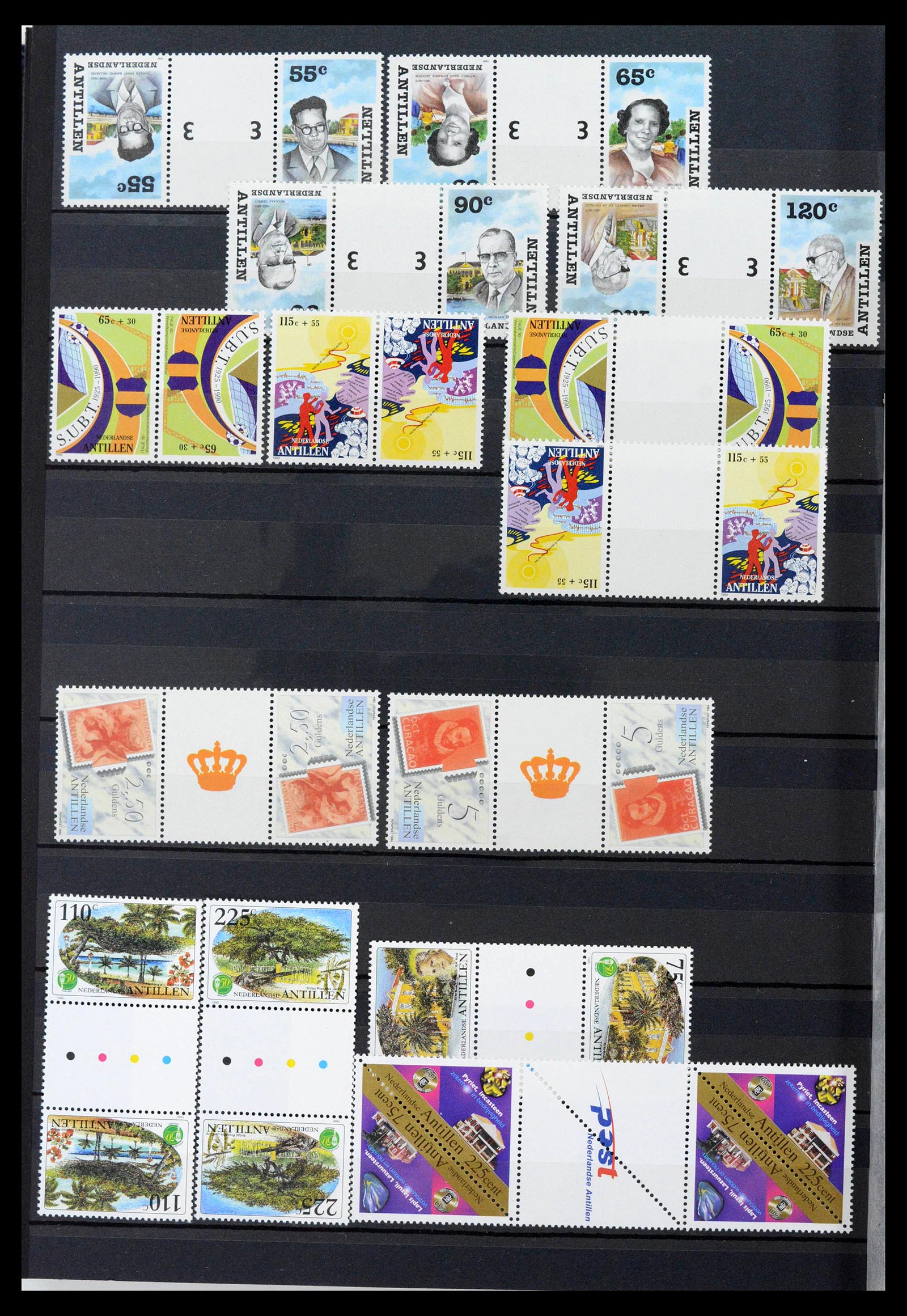 39027 0062 - Stamp collection 39027 Curaçao/Antilles/Aruba 1873-2009.