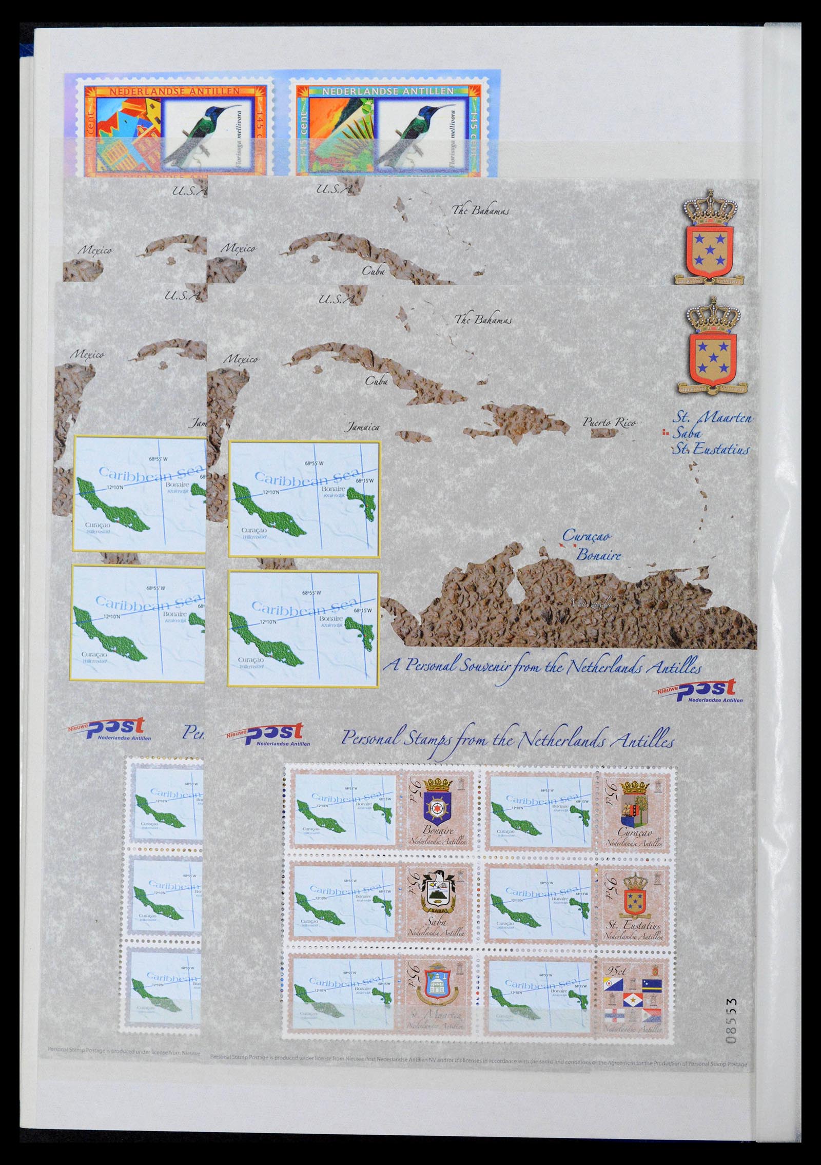 39027 0072 - Stamp collection 39027 Curaçao/Antilles/Aruba 1873-2009.