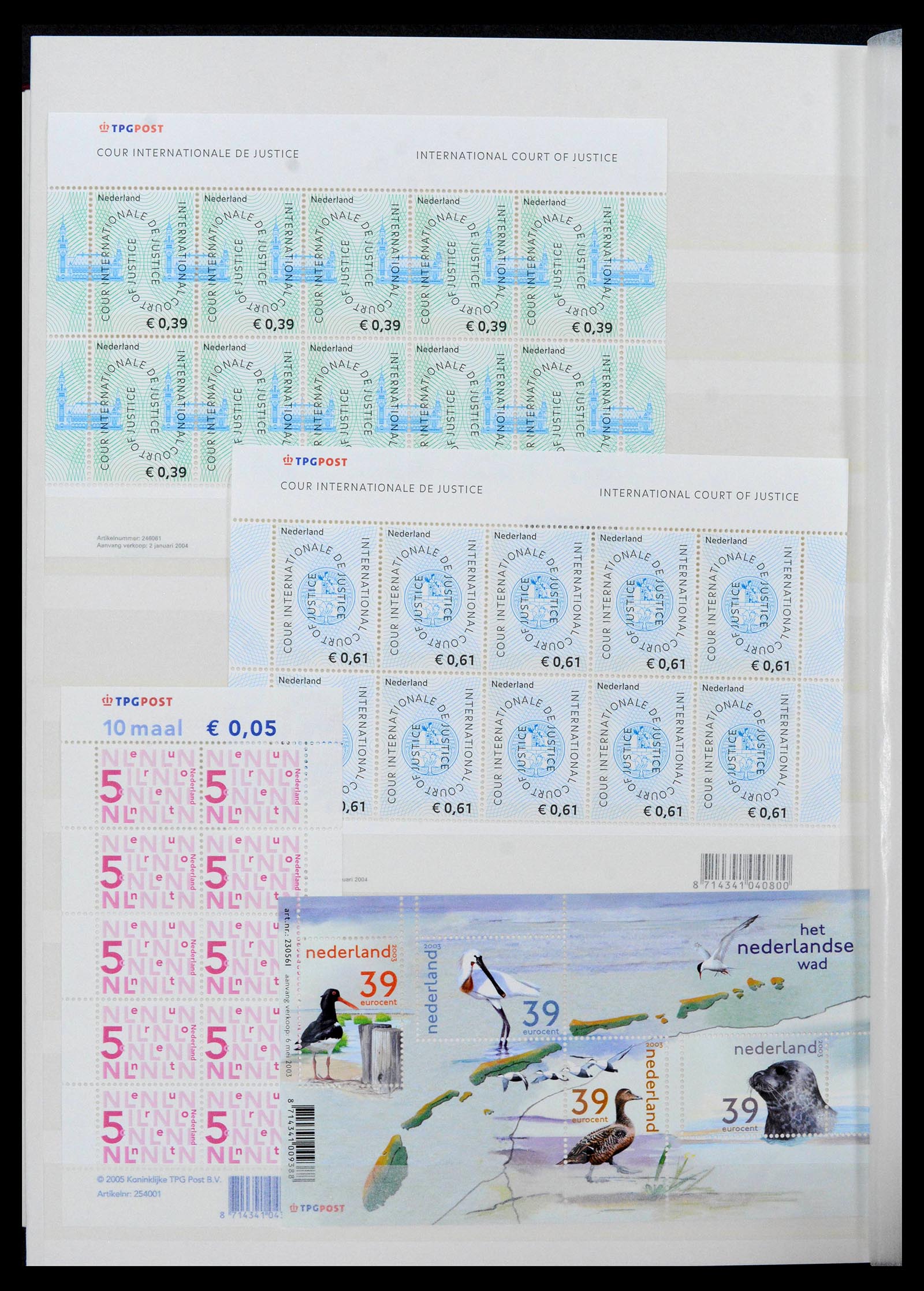 39029 0020 - Stamp collection 39029 Netherlands overcomplete mnh 2001-2021!!