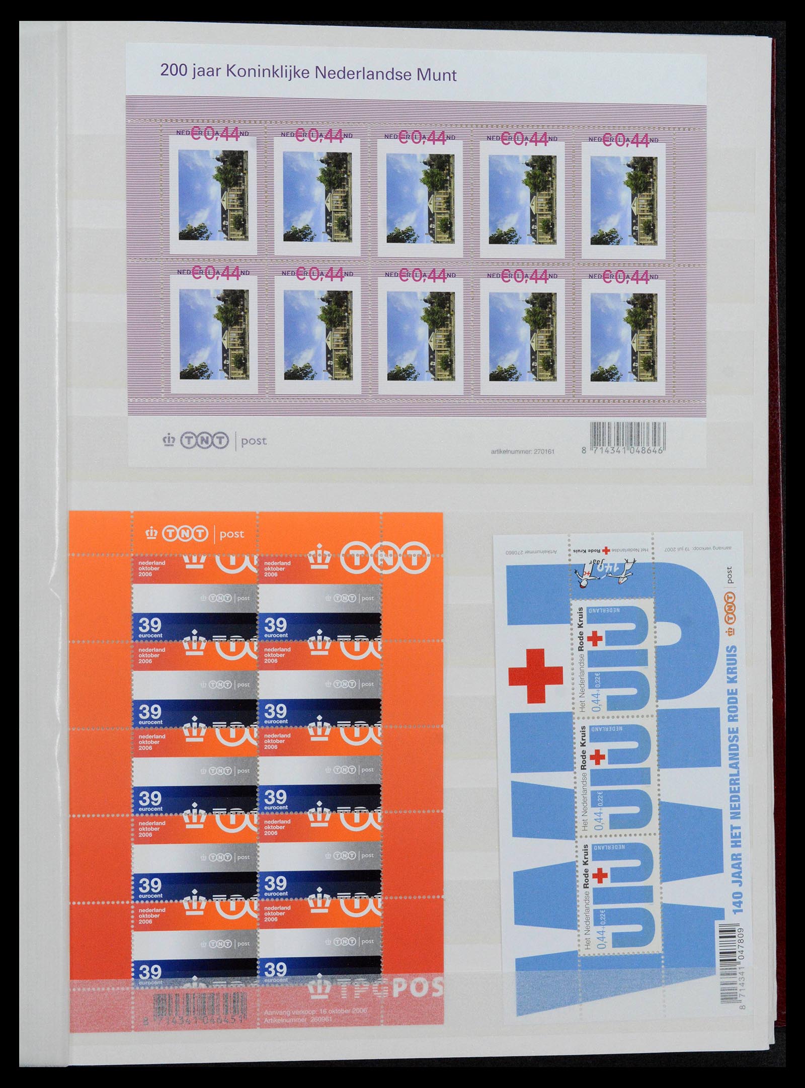 39029 0029 - Stamp collection 39029 Netherlands overcomplete mnh 2001-2021!!